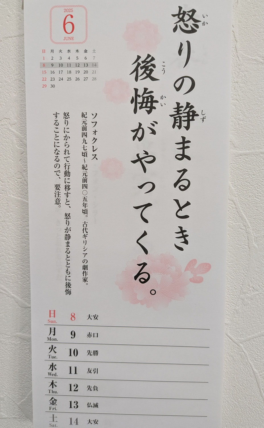 6月2週目の格言