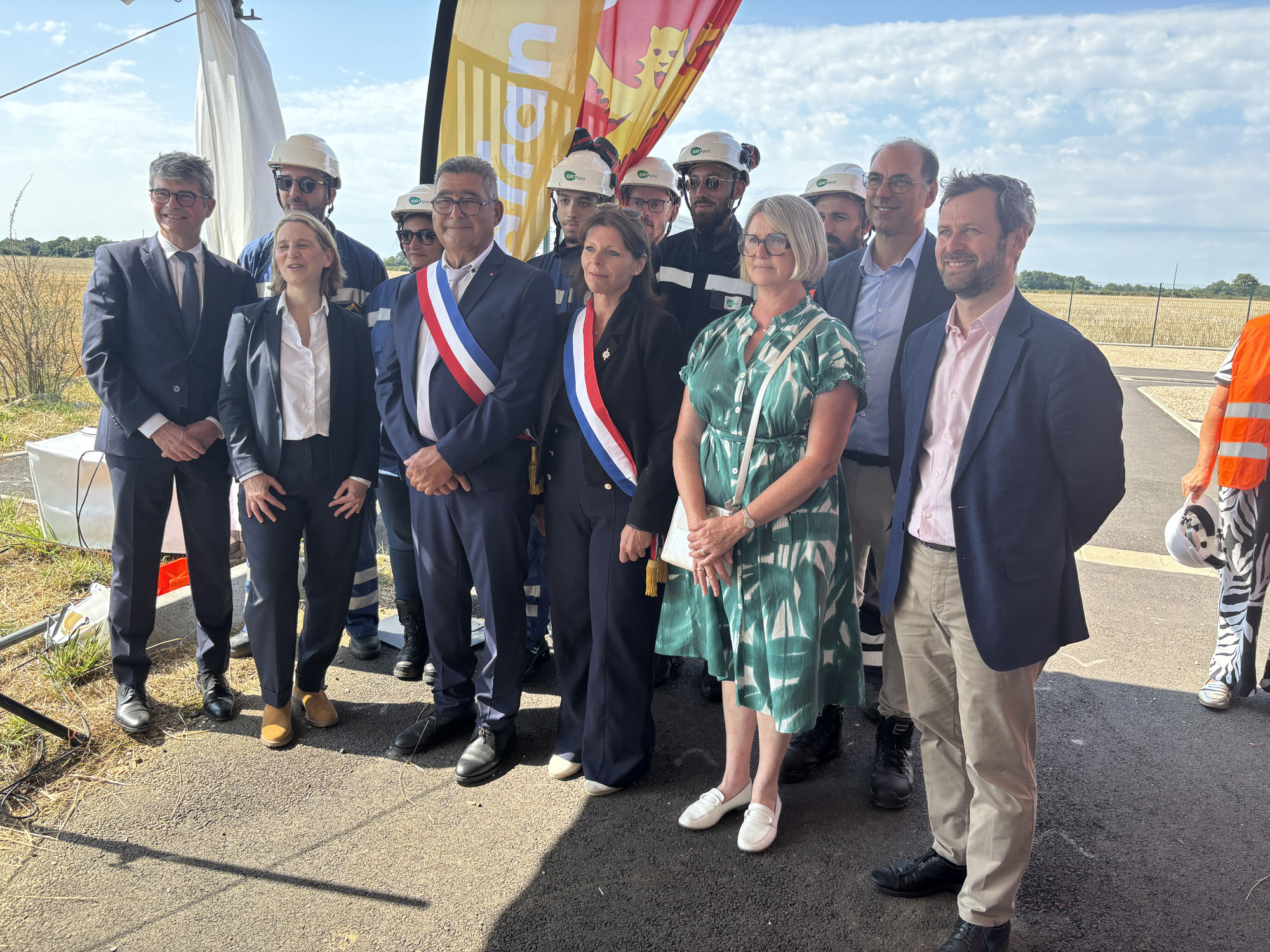 inauguration du rebours de Mandres