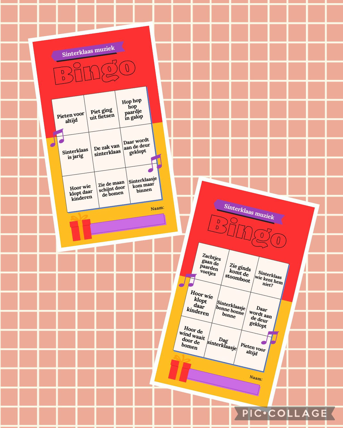 Muziekbingo Sinterklaas
