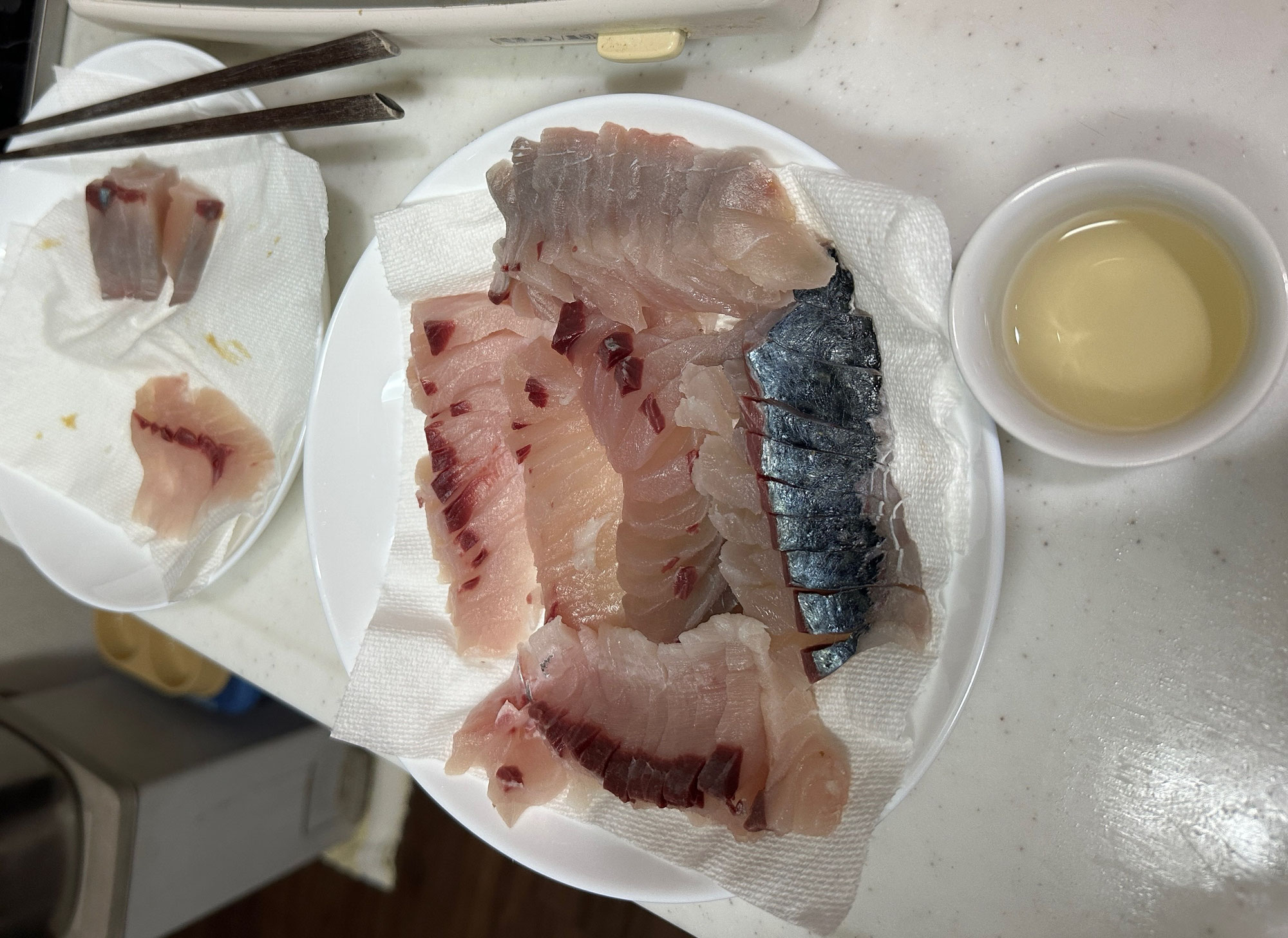 サバの刺身は( *´艸｀)