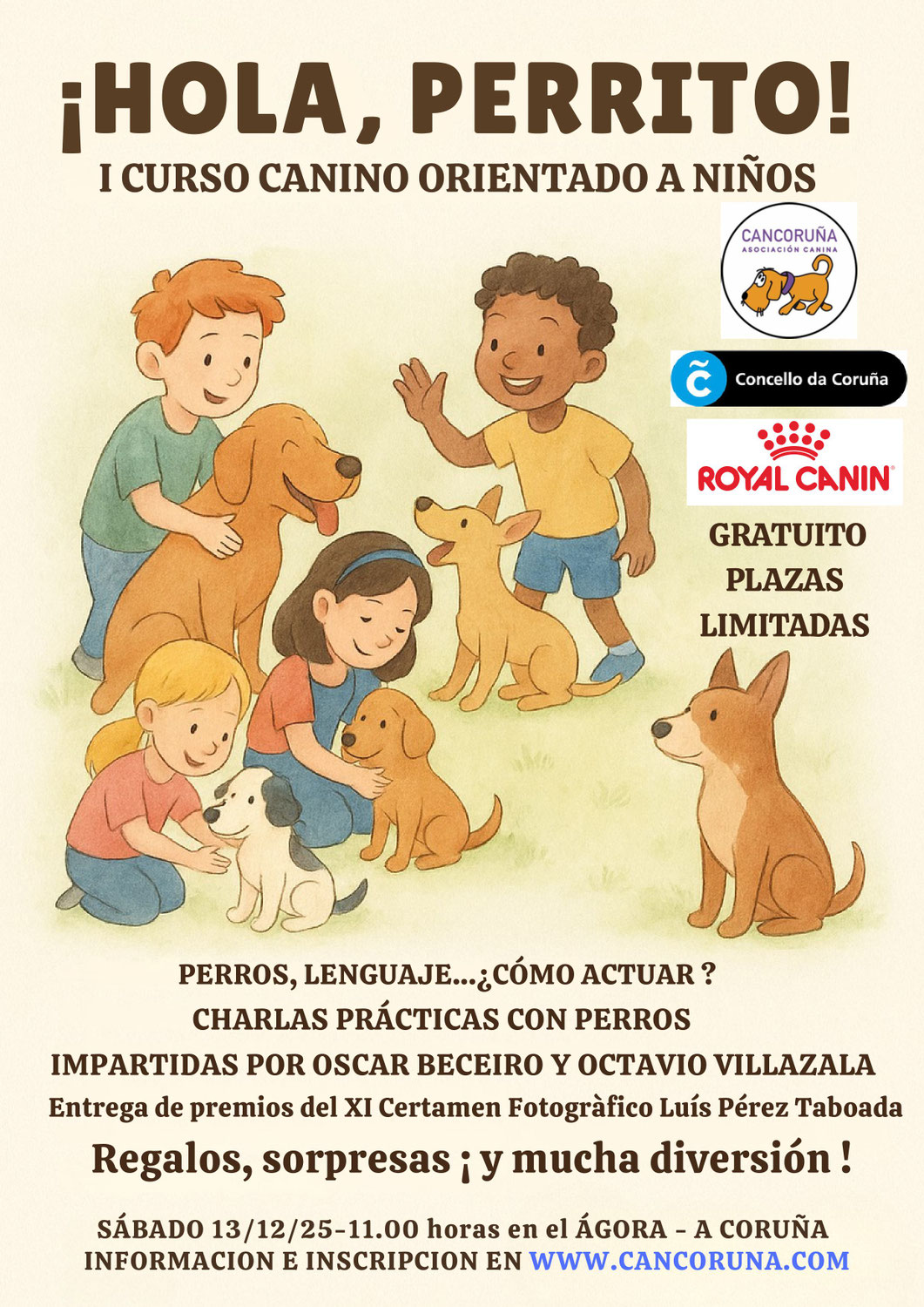 ¡HOLA, PERRITO! I Curso canino orientado a niños