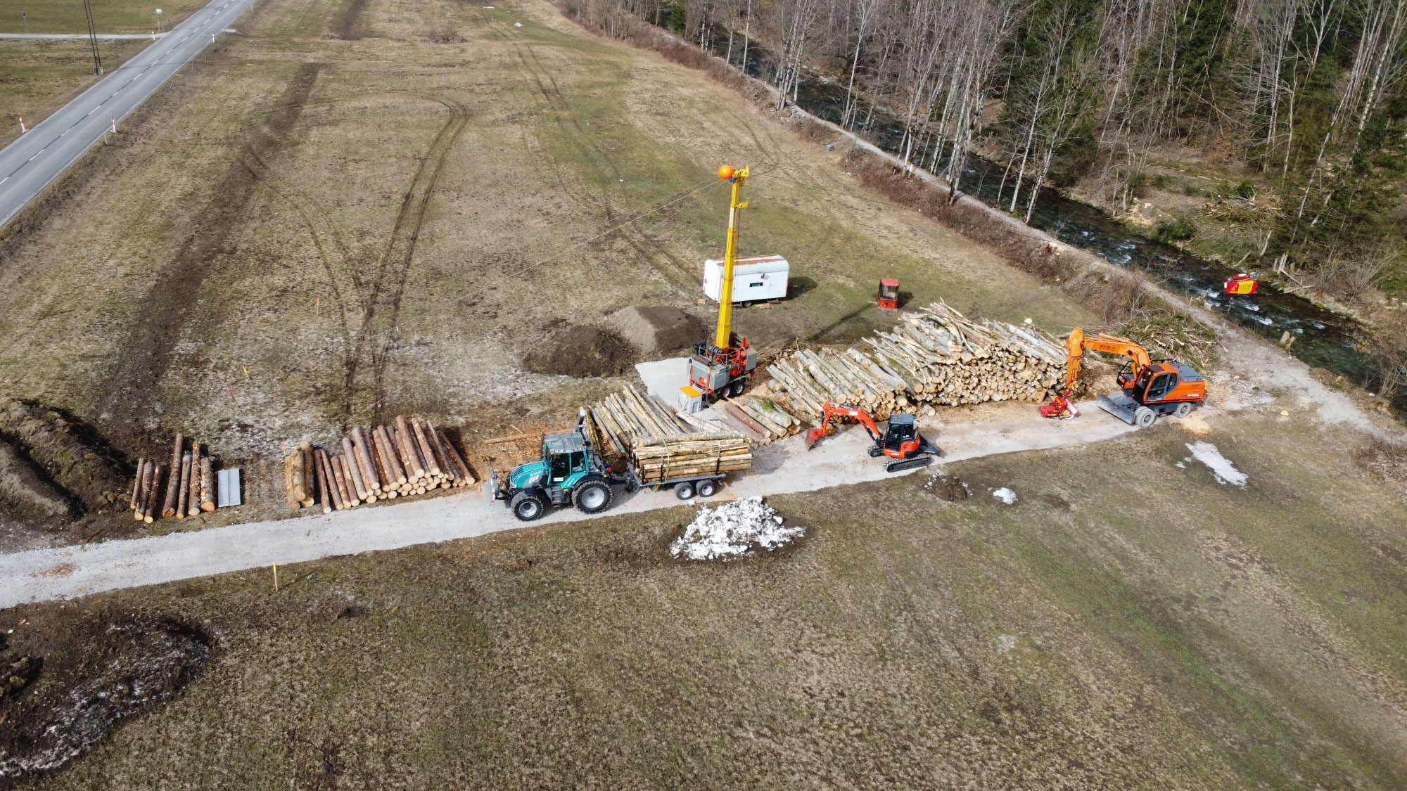 Holzschlag im Brésil