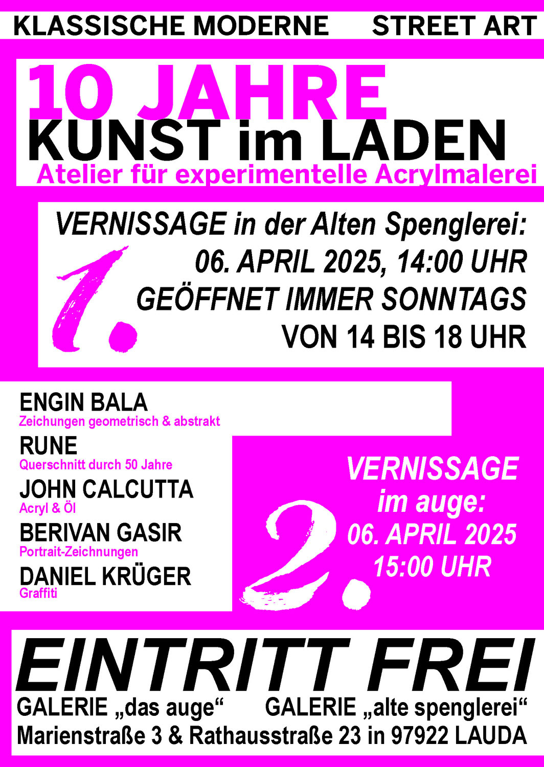 April 2025: 10 Jahre Galerie Alte Spenglerei