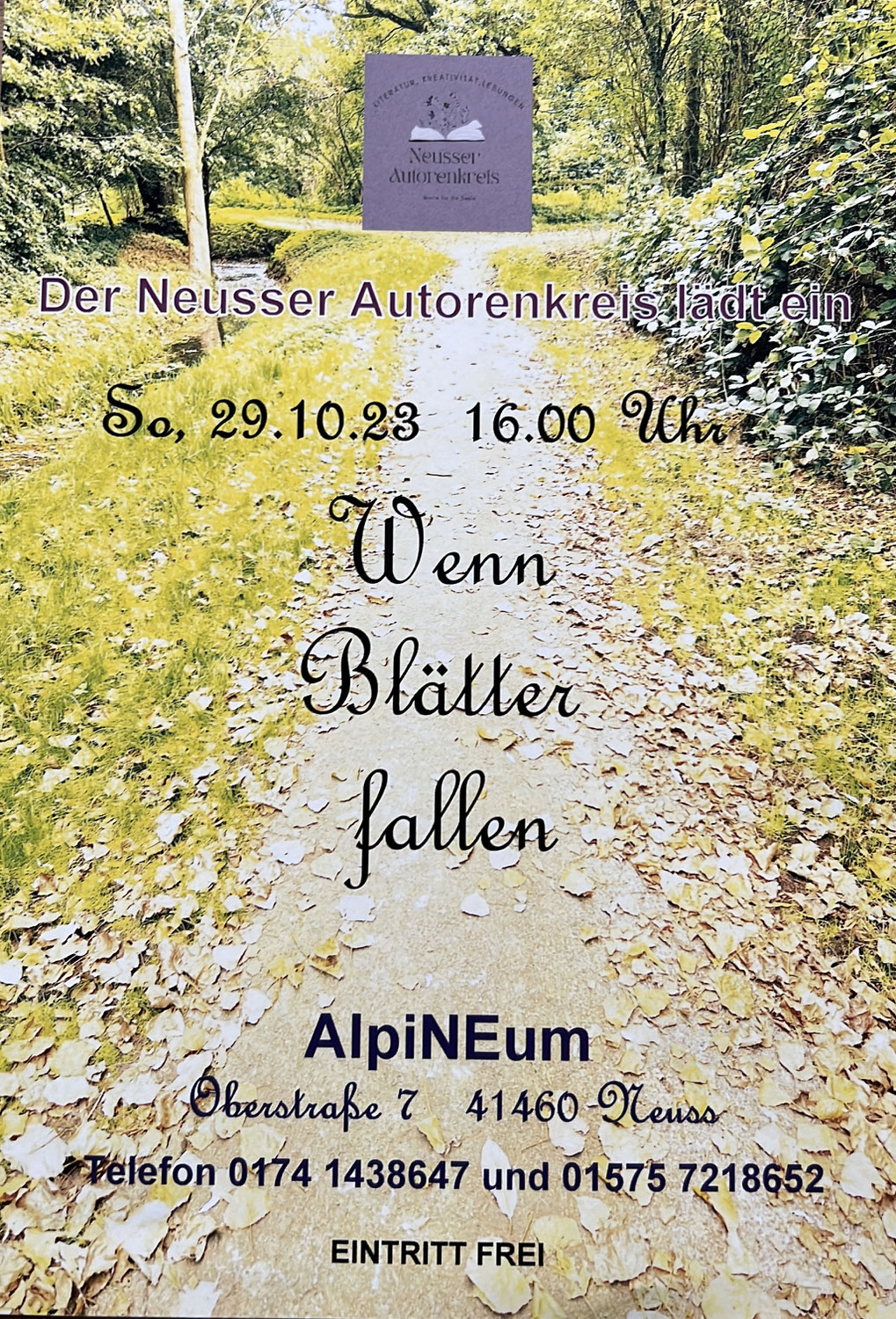 Lesung im AlpiNEum