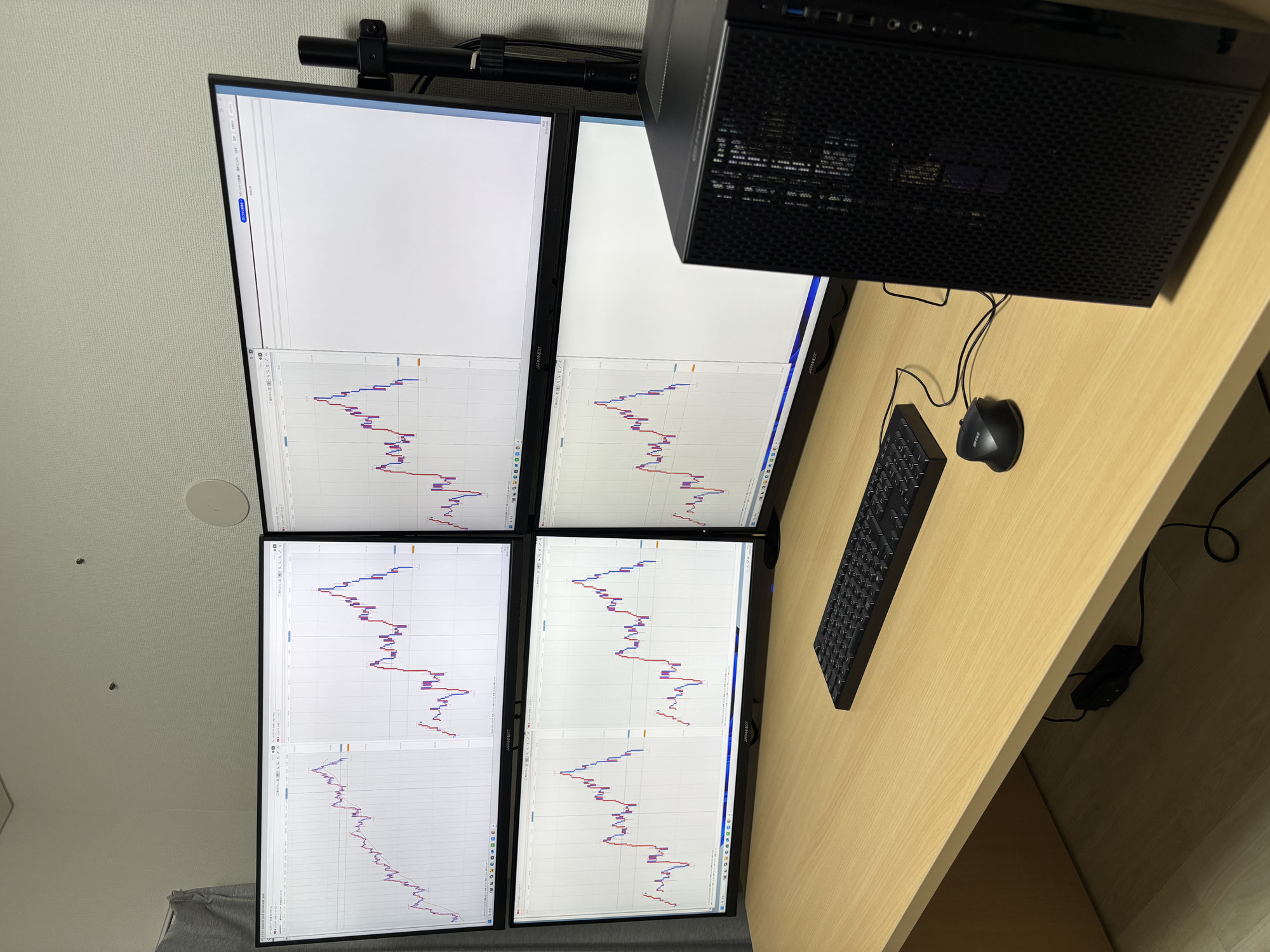 マルチモニターパソコンを導入しました