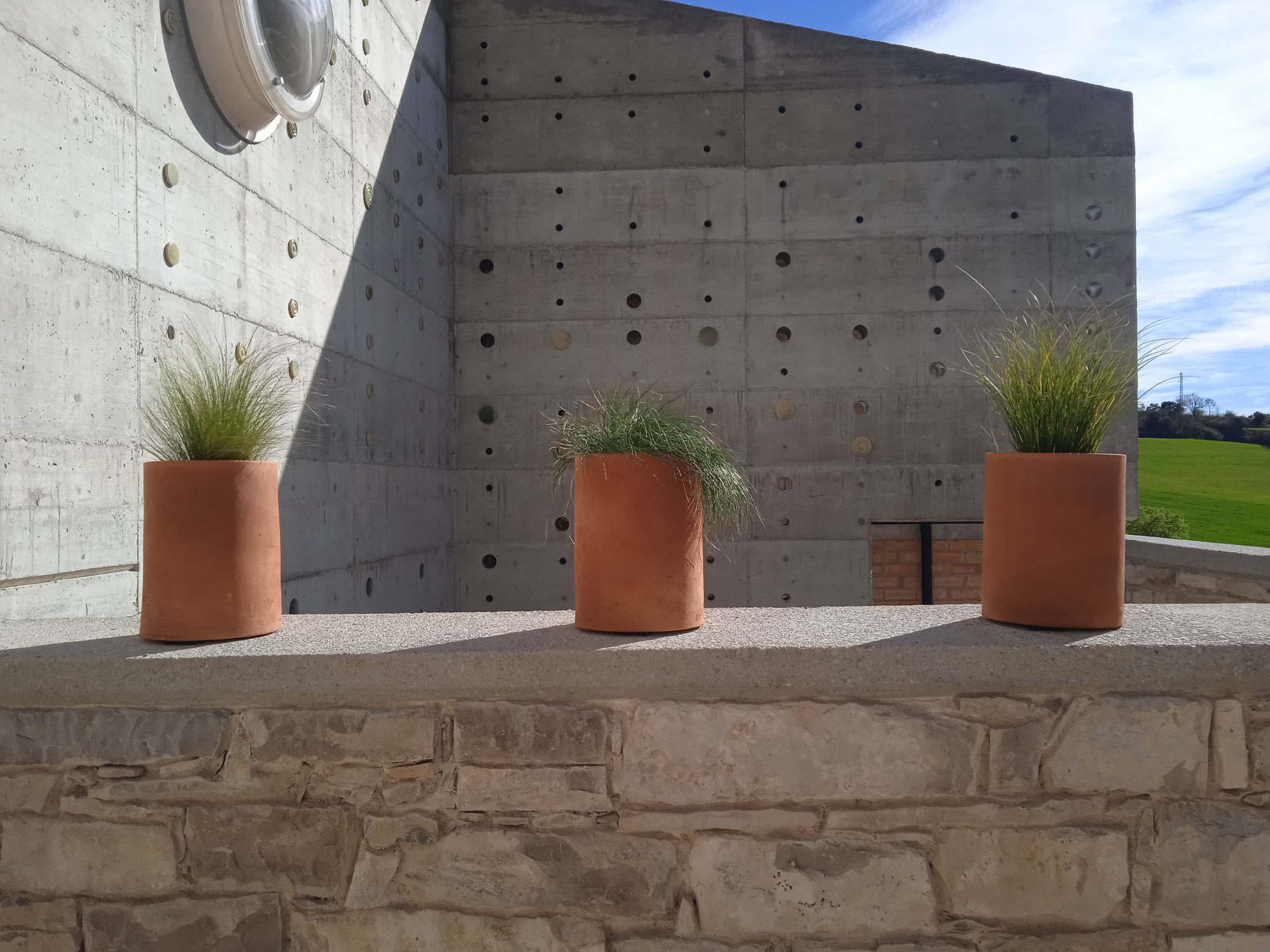 Testos cilíndrics terracota