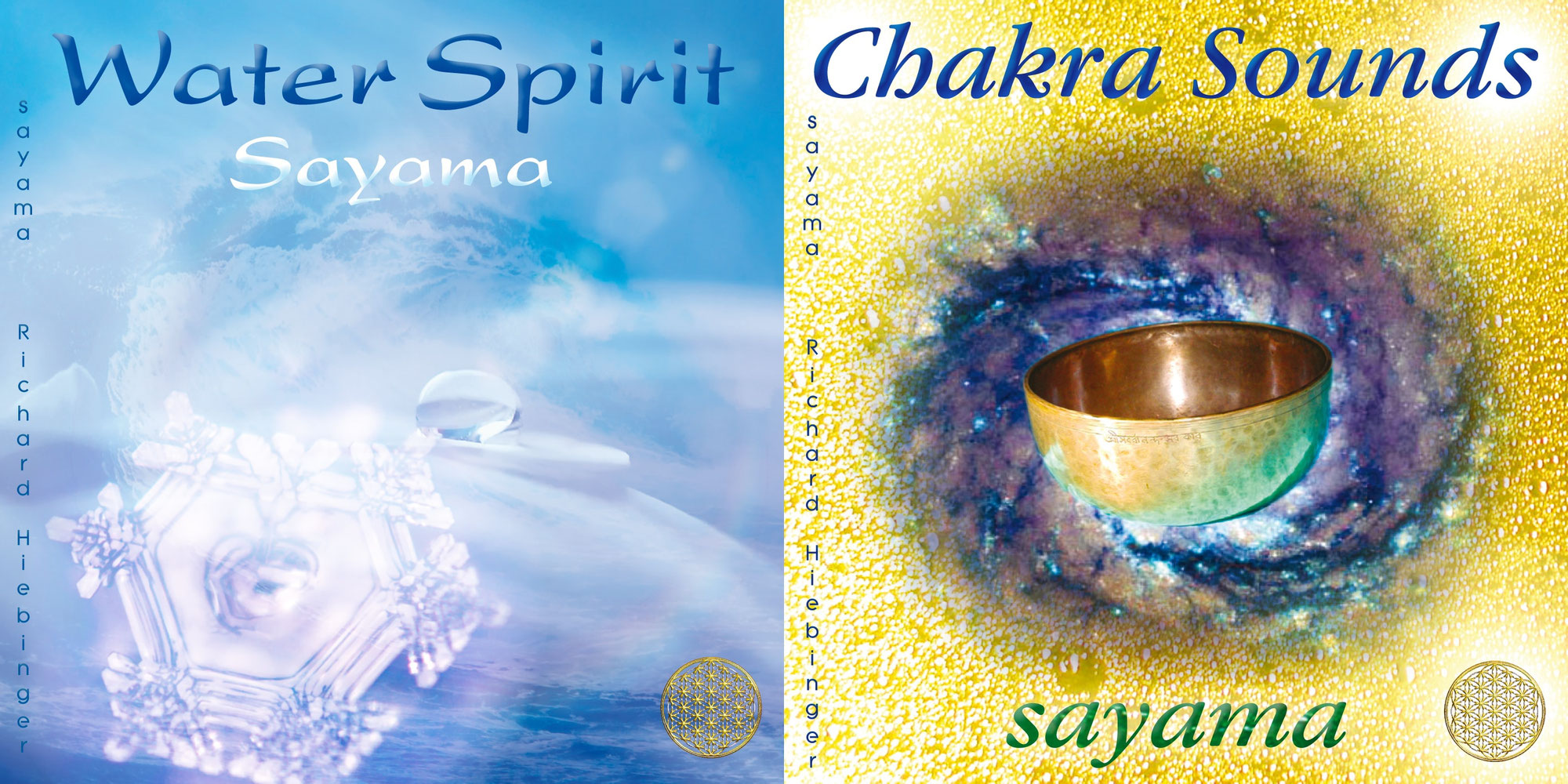 Neue Alben im Sayama-Music Download Shop: Water Spirit & Chakra Sounds