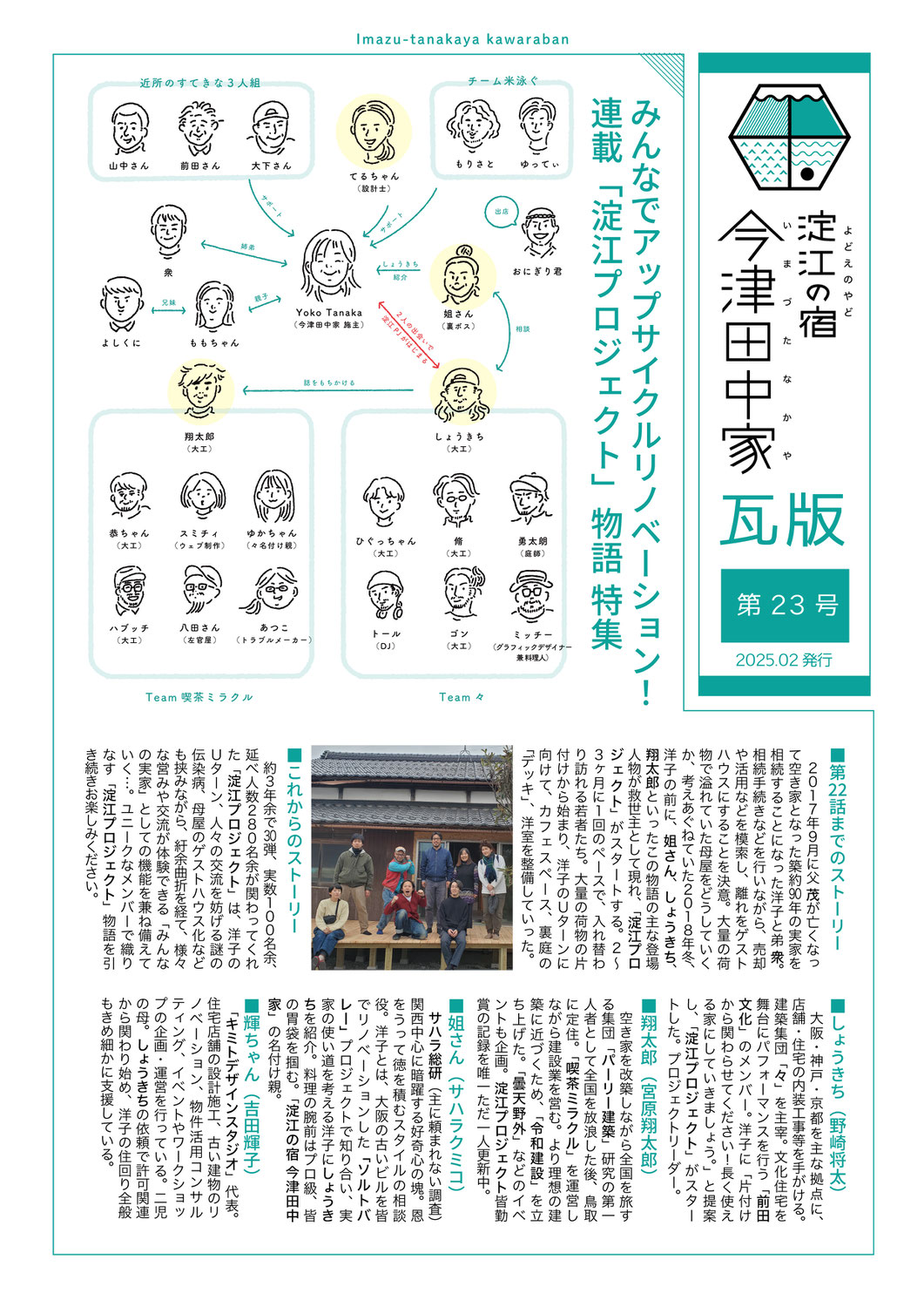 【第23号】みんなでアップサイクルリノベーション！連載「淀江プロジェクト」物語 特集