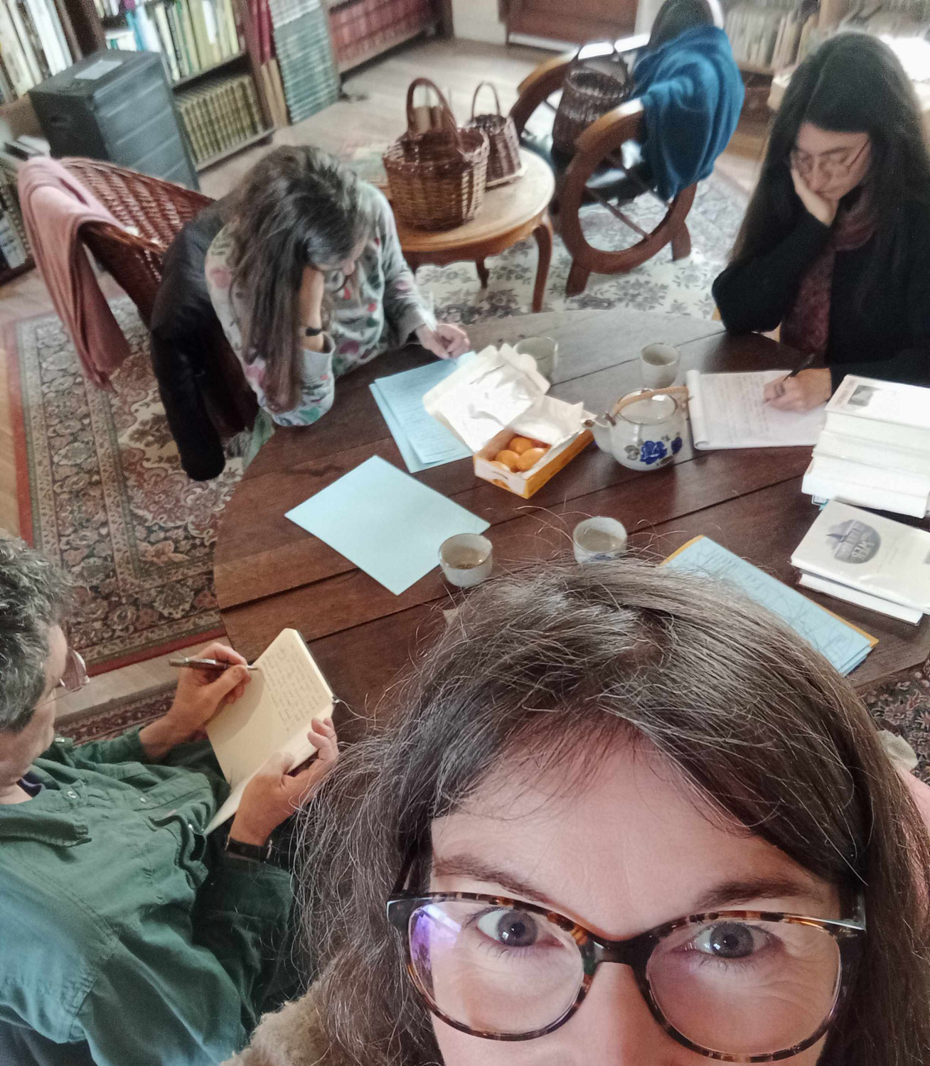 L'atelier d'écriture du printemps au Biographier et à la Biblioseraie