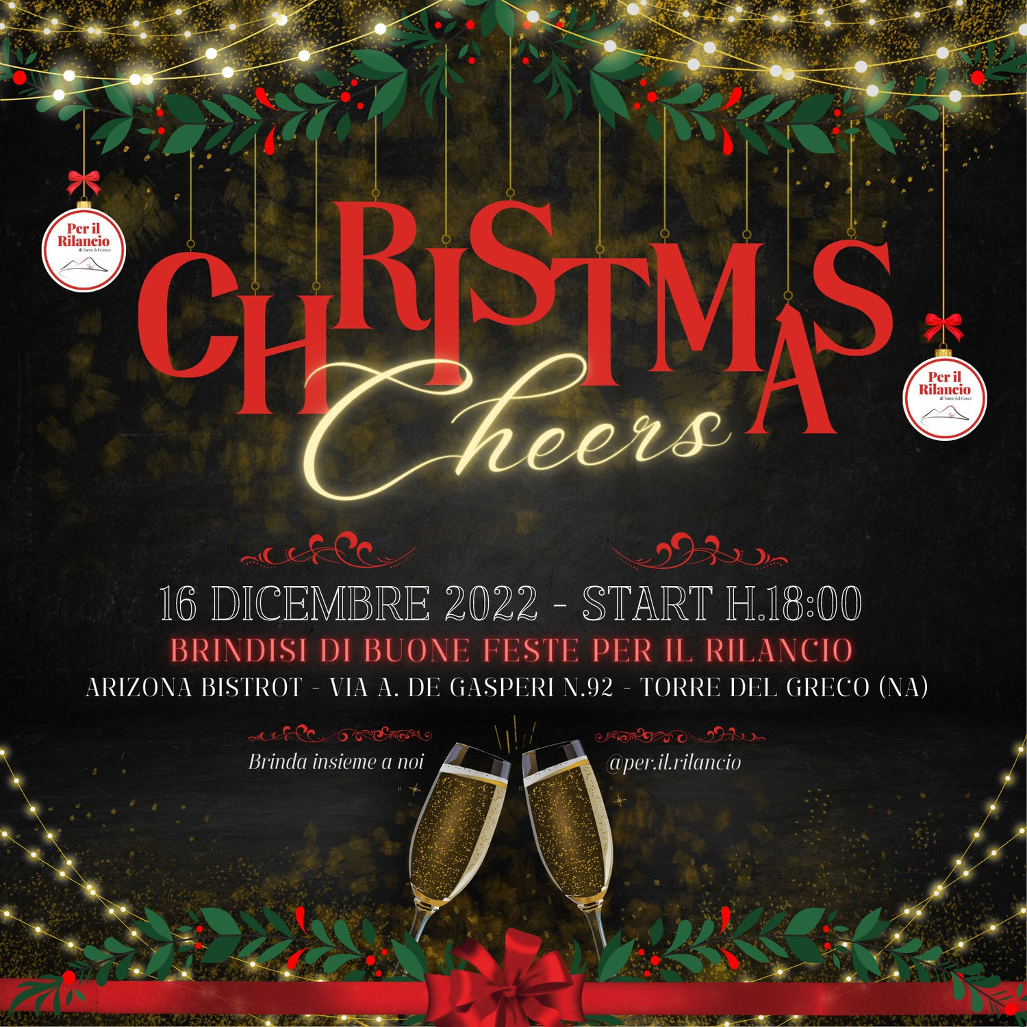 "Christmas Cheers", il brindisi di auguri di Per il Rilancio