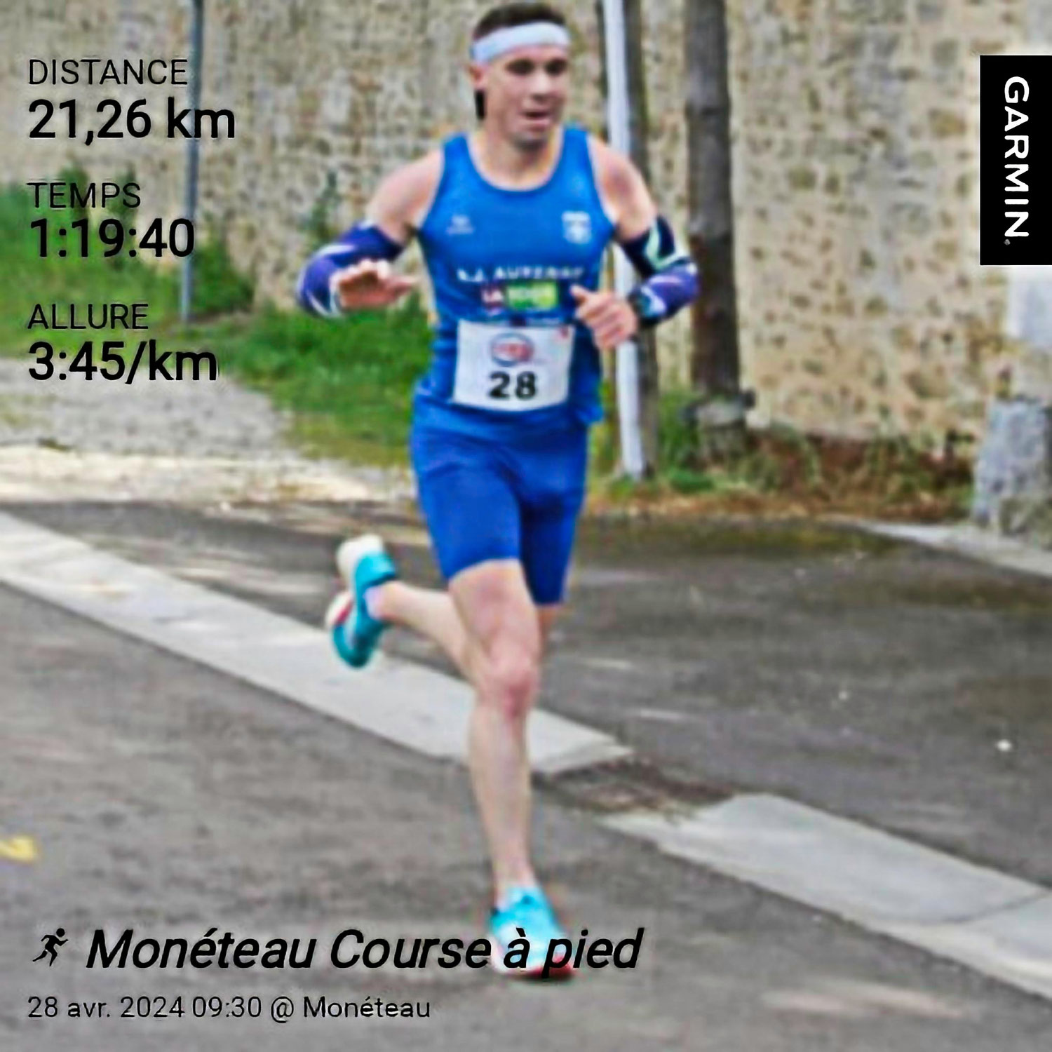 Le semi-marathon de Monéteau sourit à Fabien Gaudichon