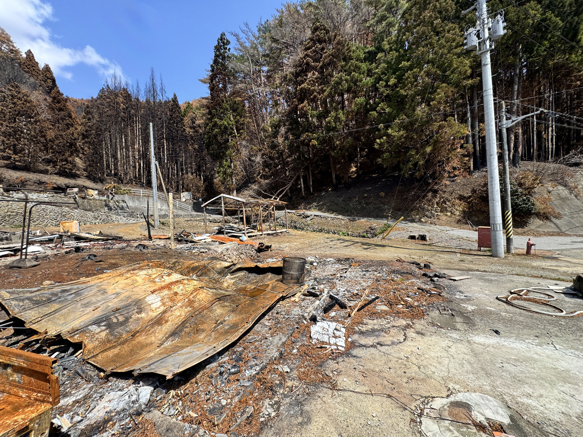大船渡　山火事災害