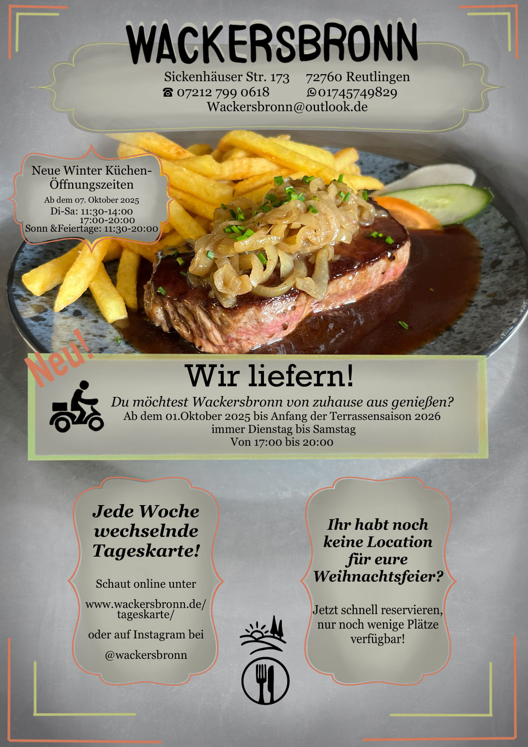 Neuer Lieferservice!