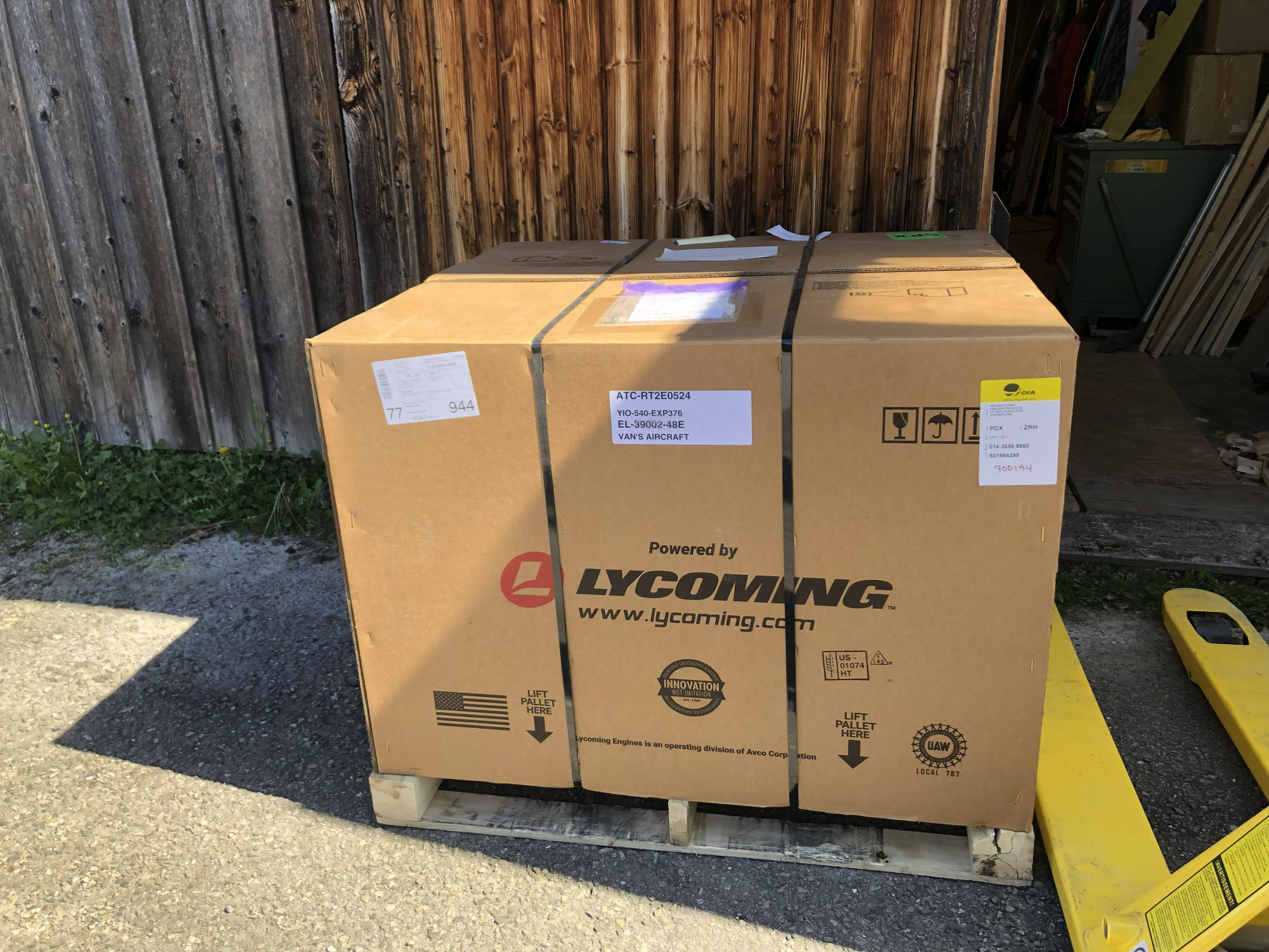 Firewall Forward - Engine arrived