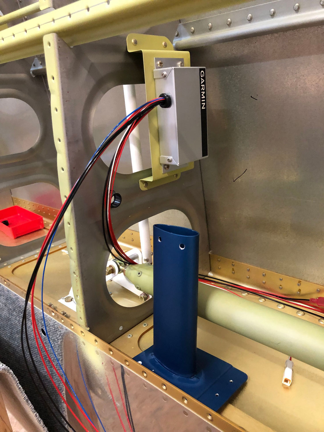 Wings - Garmin Heated Pitot and Wire Conduits