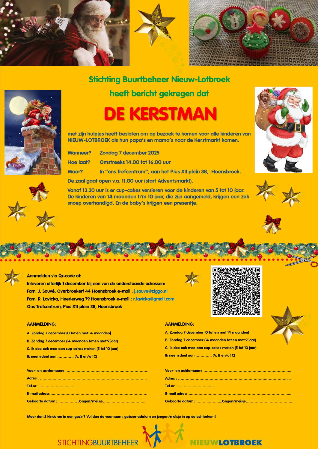 De Kerstman komt naar Nieuw-Lotbroek