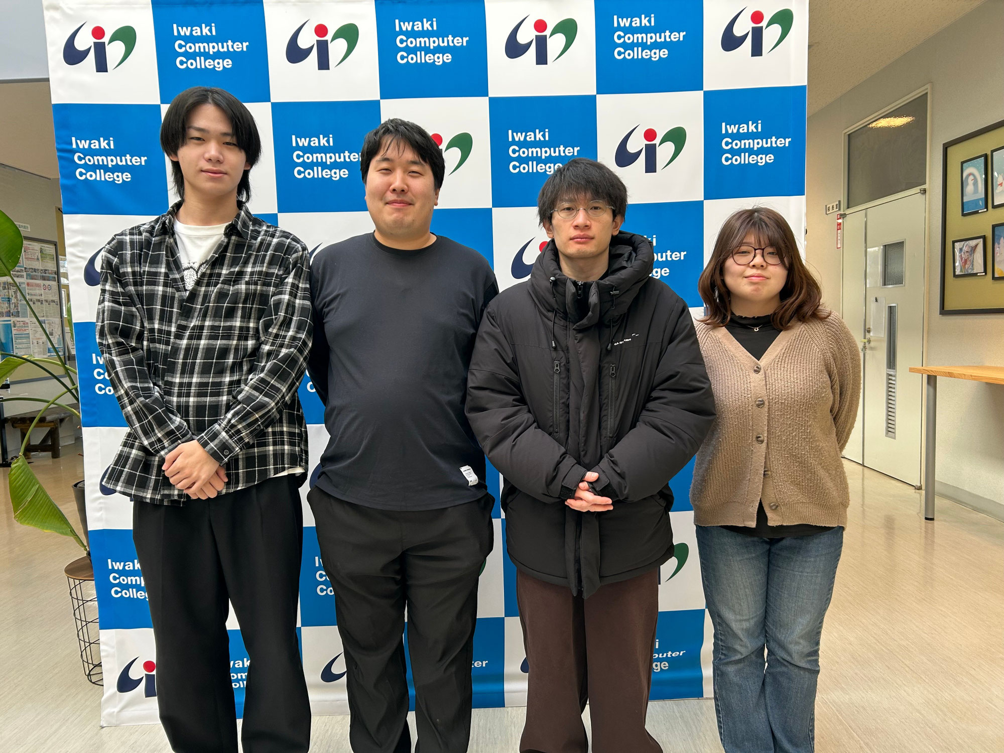 いわきコンピュータ・カレッジの卒業研究発表会に出席しました。