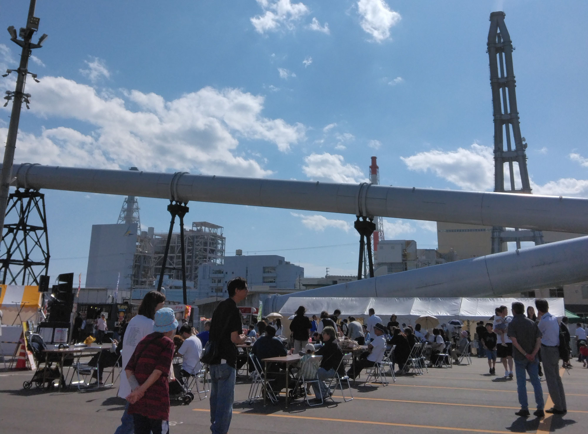 常磐共同火力主催の地域振興イベントに　参加しました。