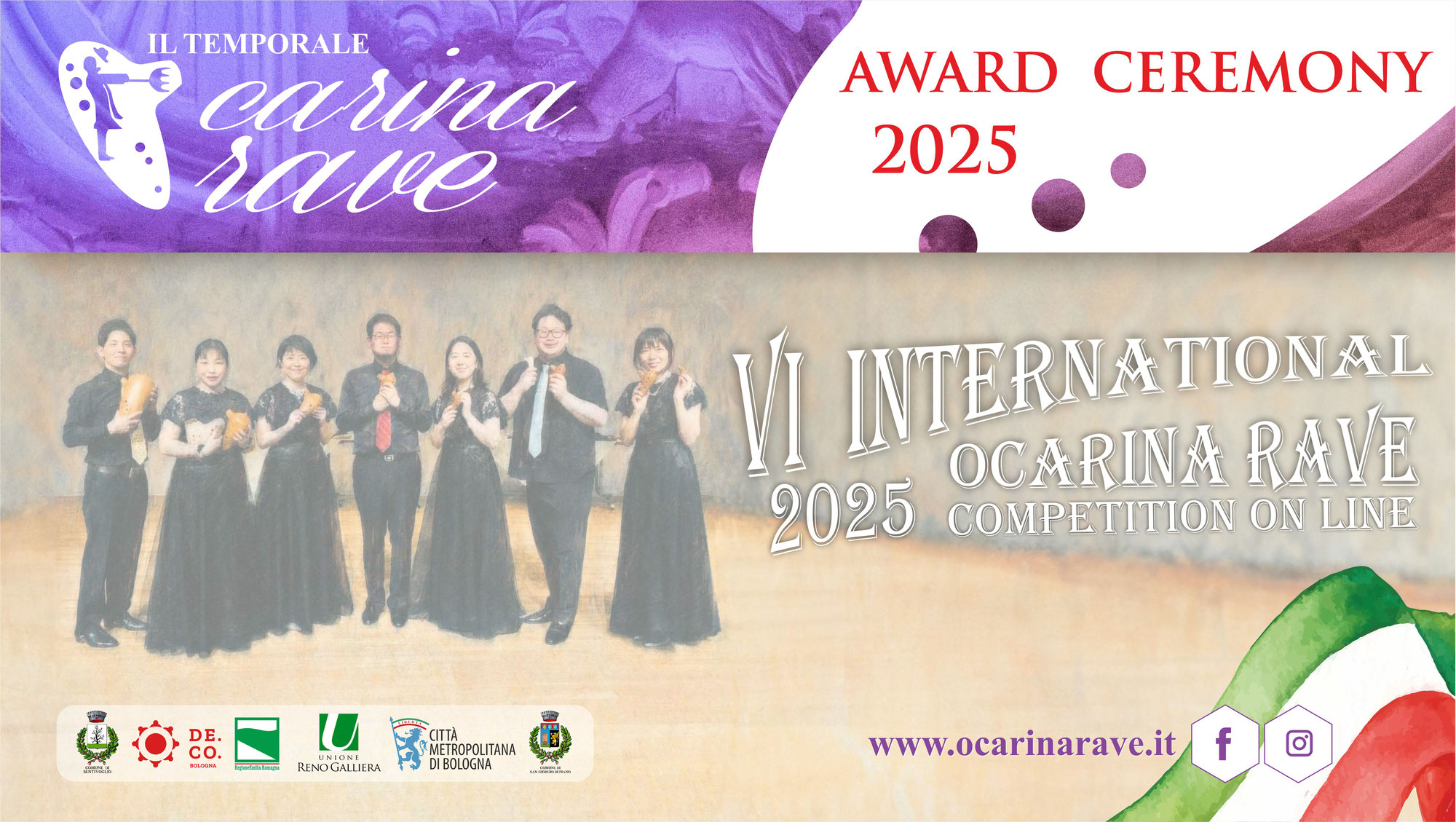 VINCITORI DEL 6° INTERNATIONAL OCARINA RAVE COMPETITION 2025