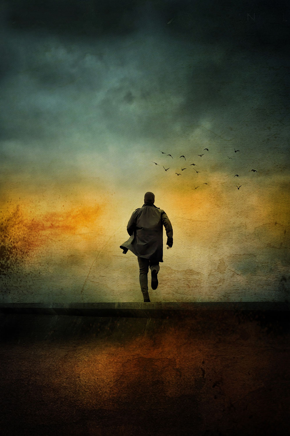 Ich laufe nicht weg, ich nehme nur Anlauf
