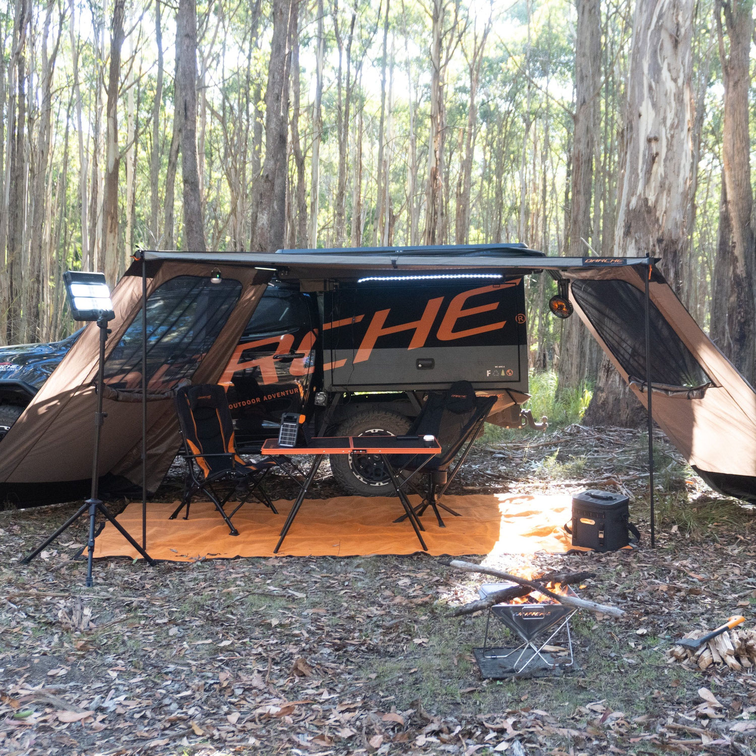 ソロキャンプにも最適！120AWNING/DARCHE