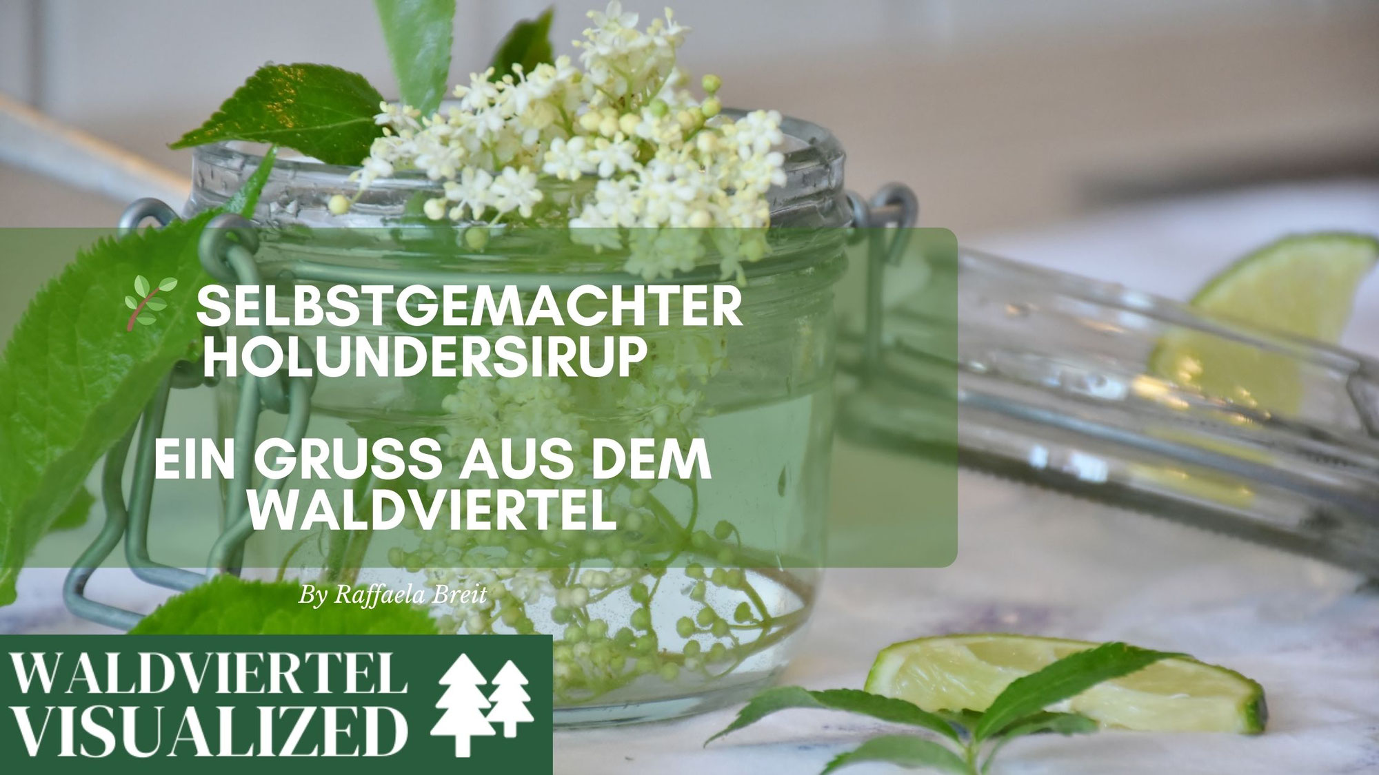 Selbstgemachter Holundersirup