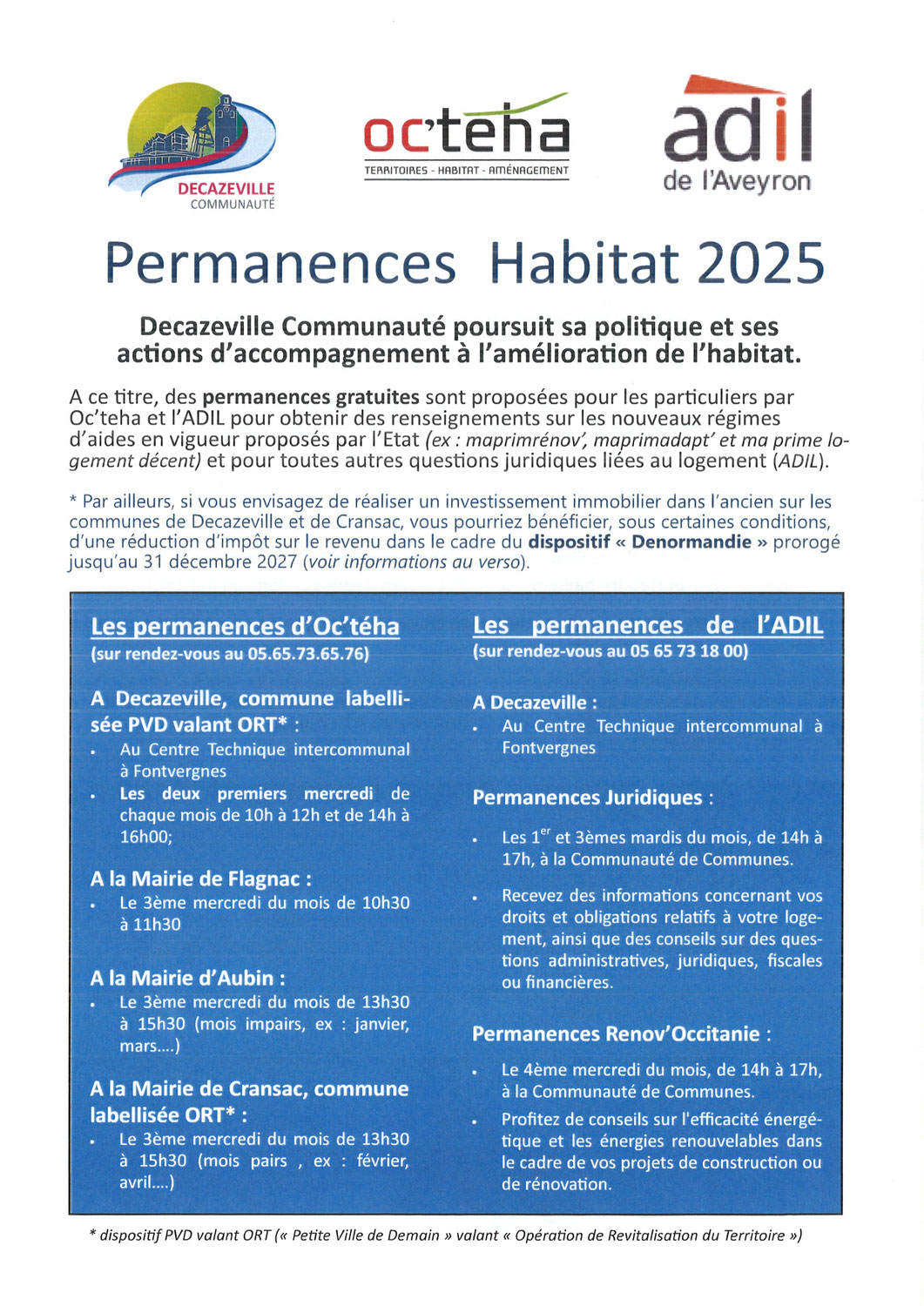 PERMANENCES HABITAT 2025