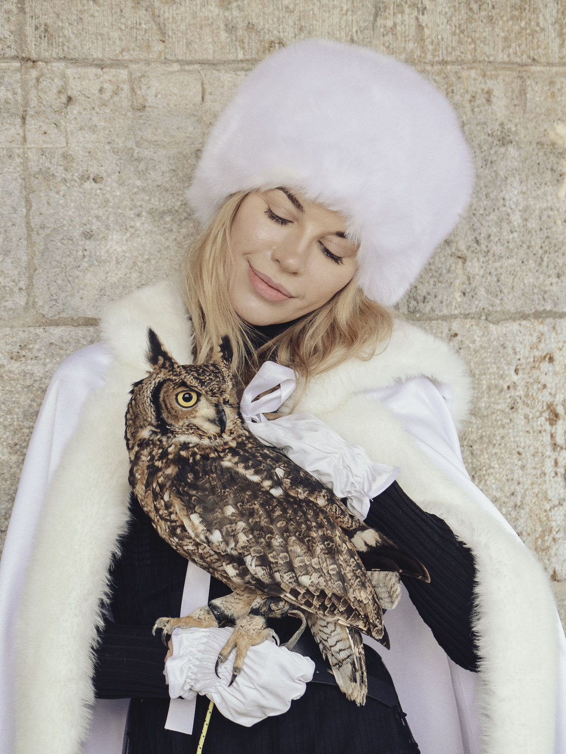 BEAUTY AT THE LAKE WITH OWLS