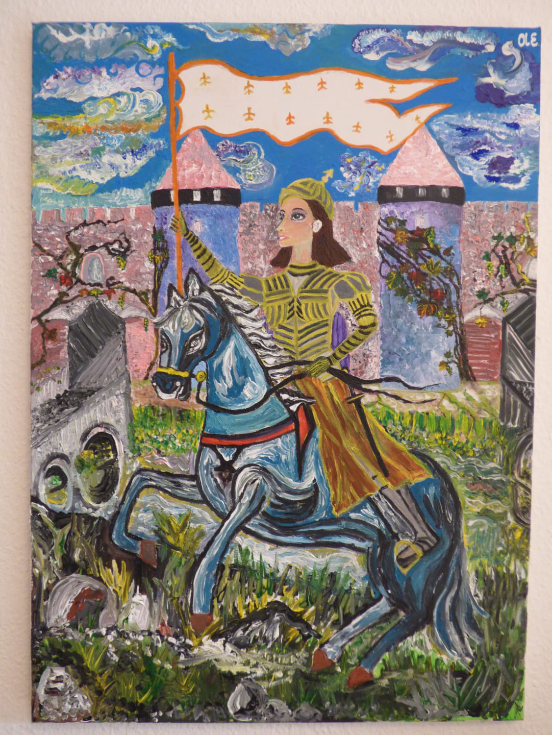 "Jean D´Arc" in der "Galerie in der Bank" 