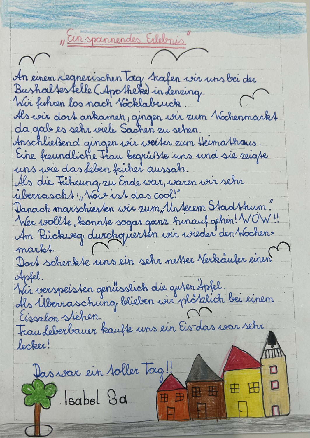 Vöcklabruck-Fahrt der dritten Klassen