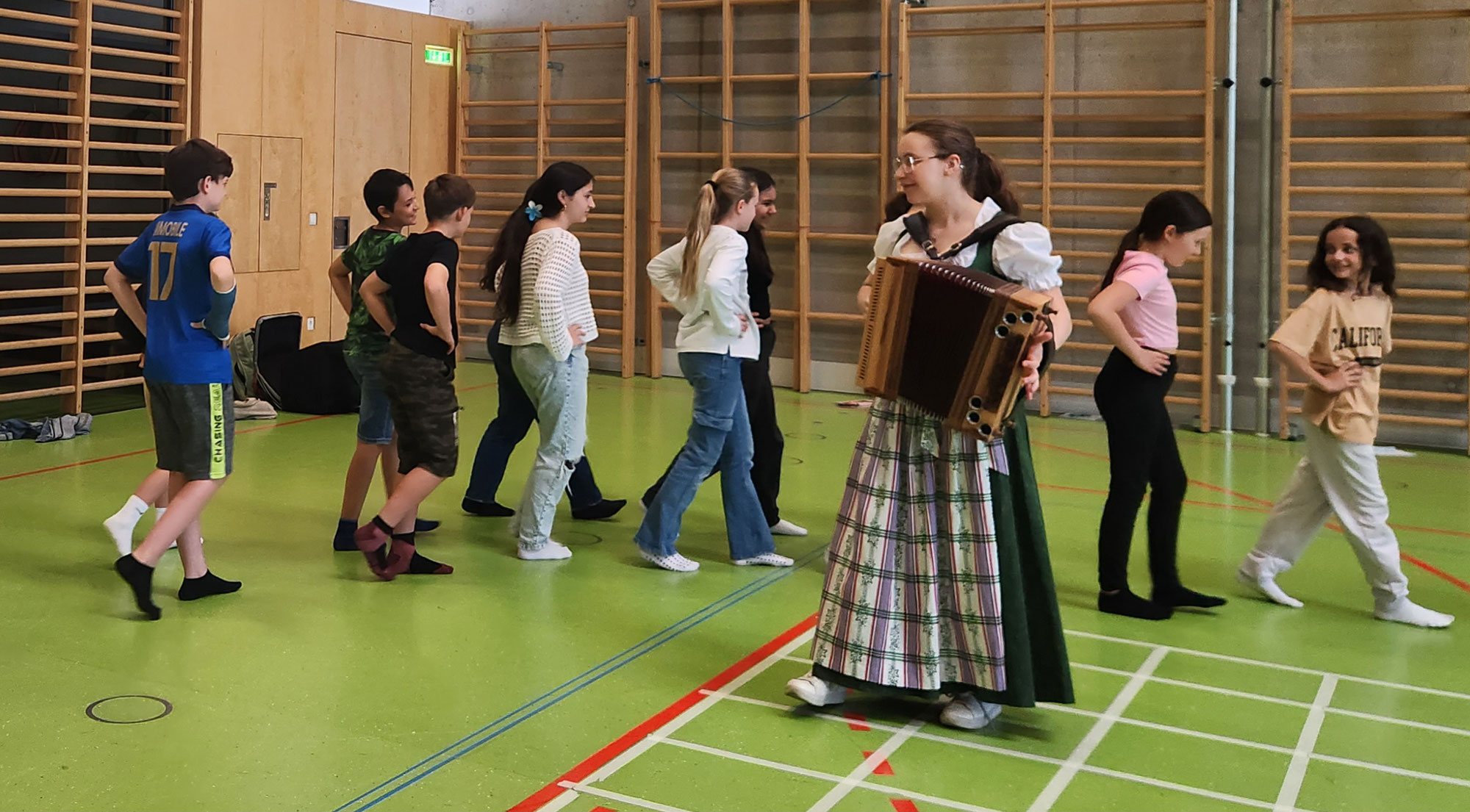 Volksliederprojekt in der Schule