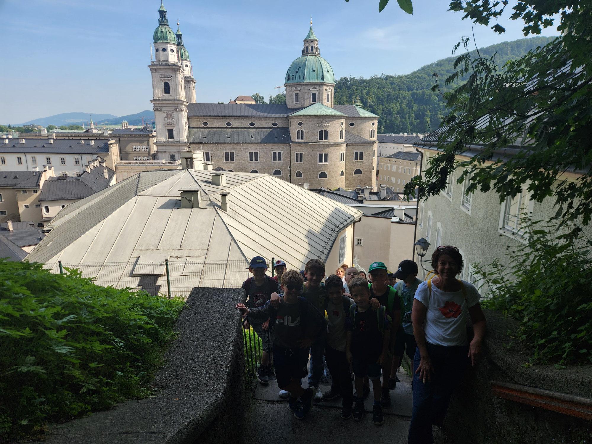 Ausflug der vierten Klassen nach Salzburg