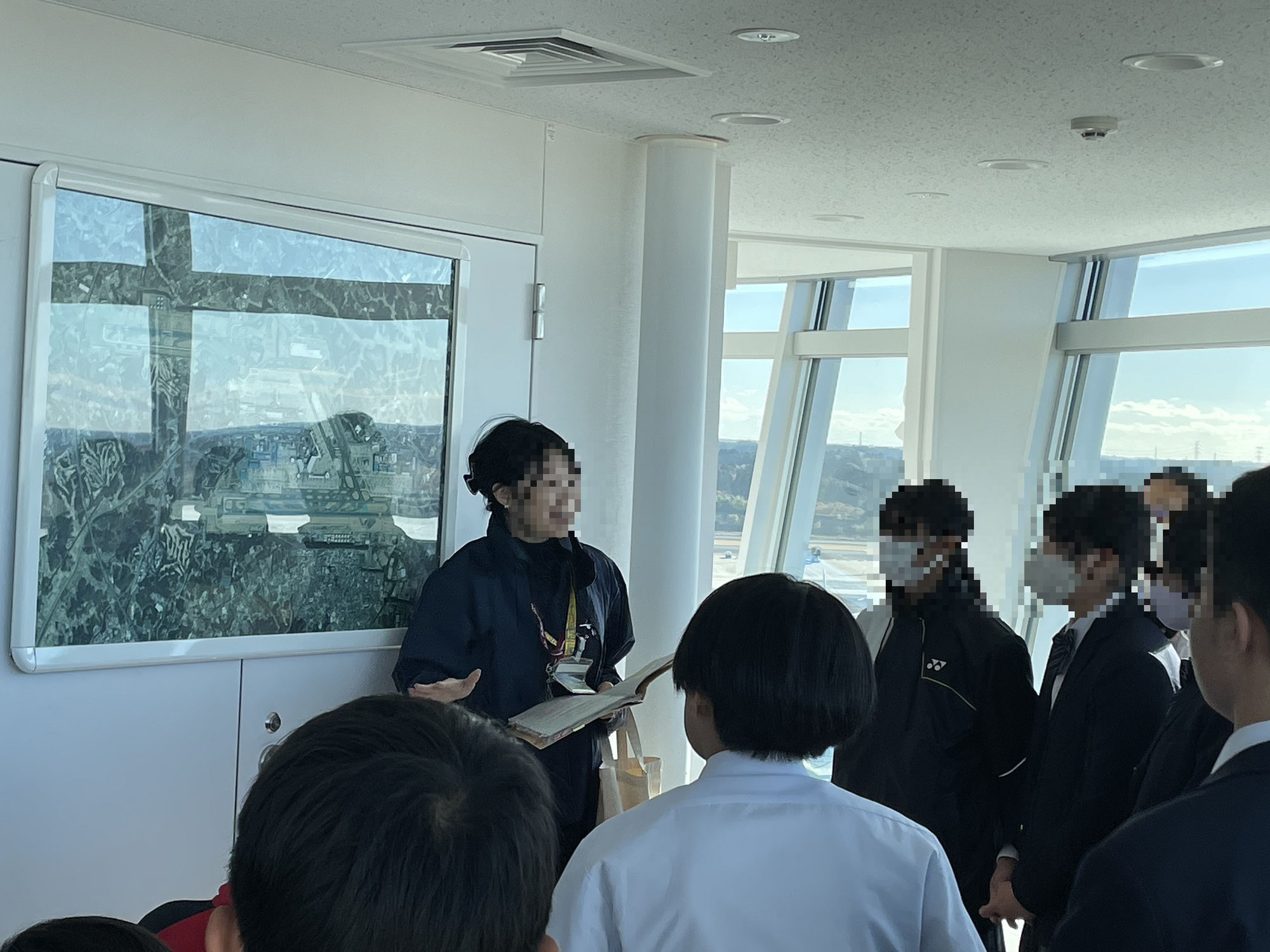 成田空港を見学(1年生)
