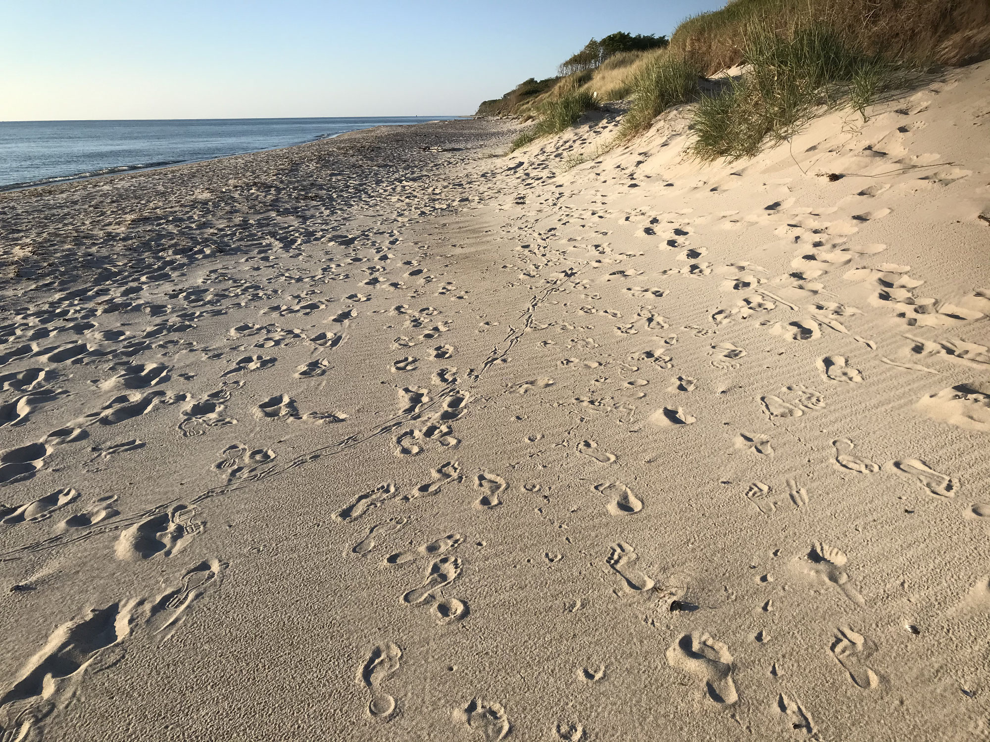 Letzter LockdownSonntagWeststrandAbend - noch ein Strand für mich allein