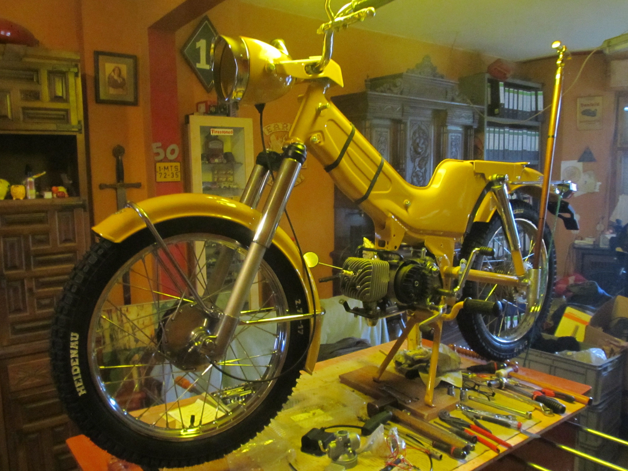 Die Kreidler Florett K 54  Ente wird immer mehr zu dem was sie sein soll