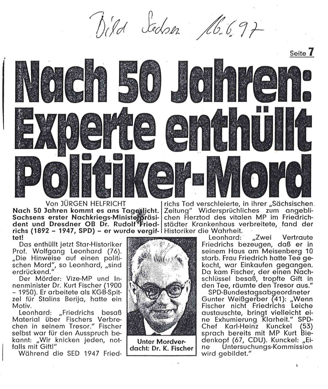 Die Sache mit den Kurt-Fischer-Strassen