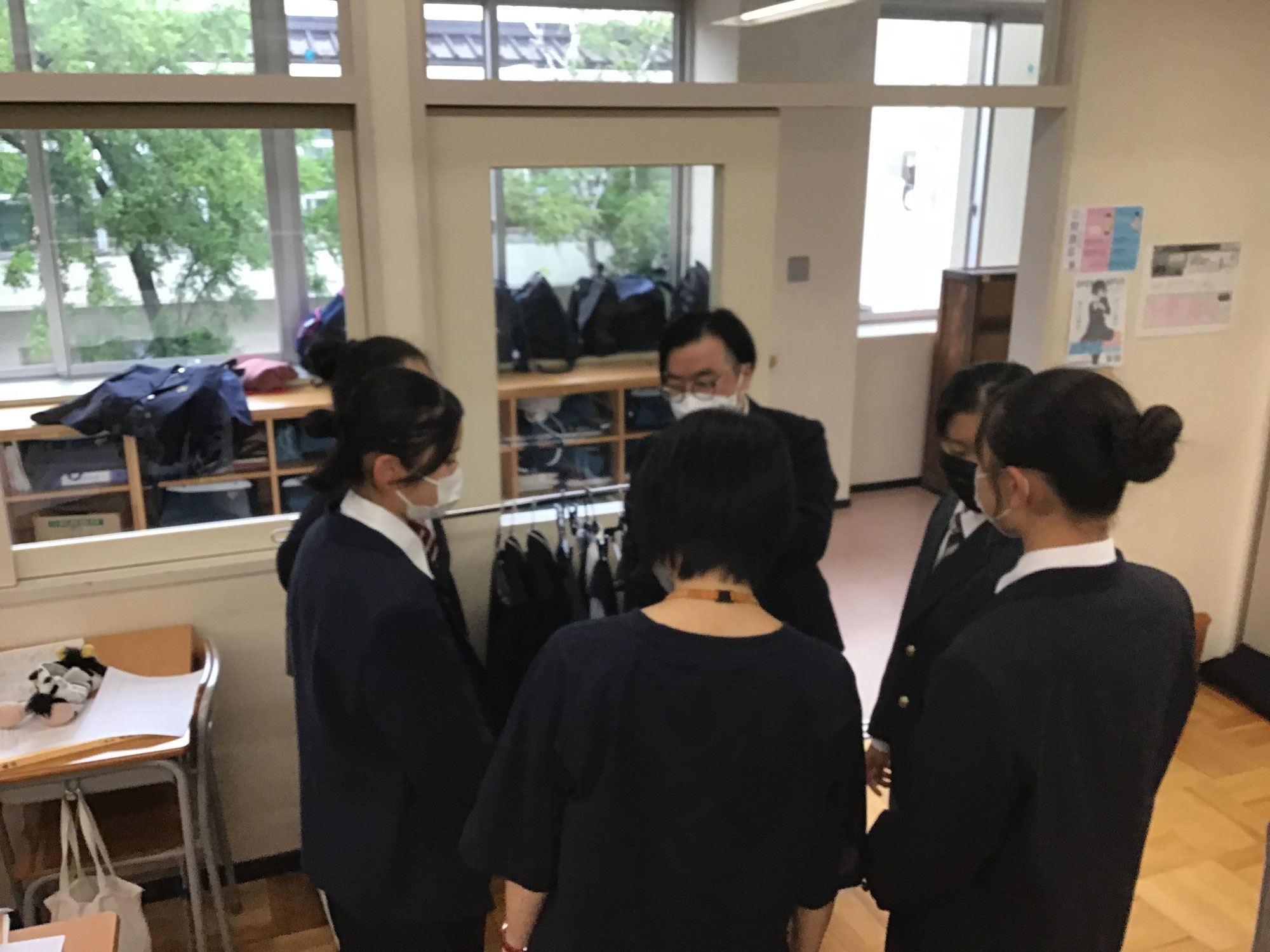 松本市内中学校　総合的な学習の時間に参加しました