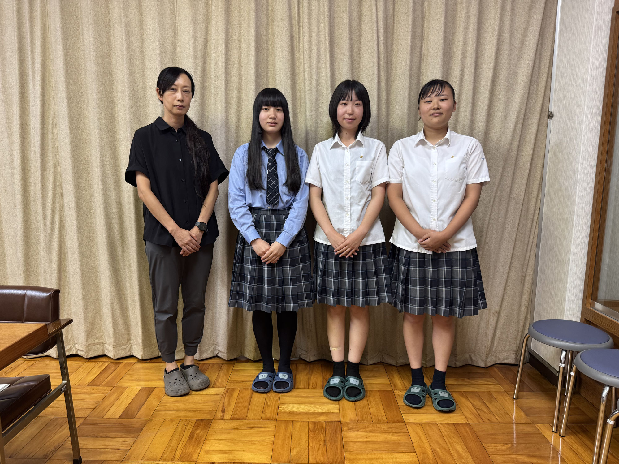 栃木県立益子芳星高等学校Sクラブ育成資金贈呈