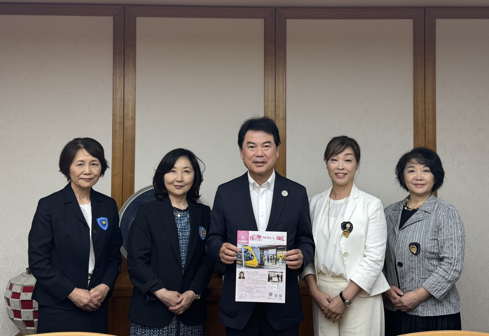 佐藤栄一宇都宮市長表敬訪問