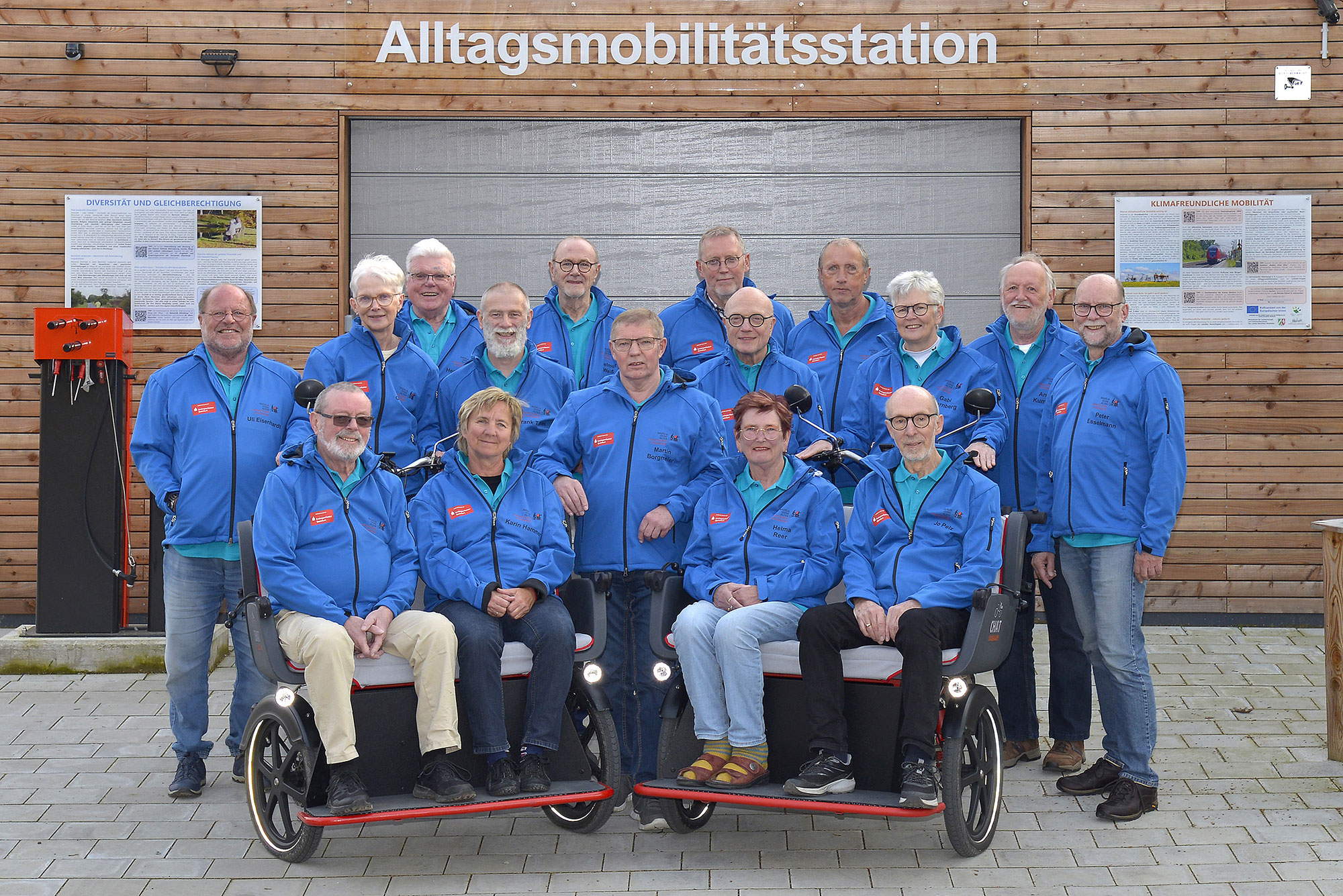 Eine neue Rikscha für das Team "Radeln ohne Alter!"