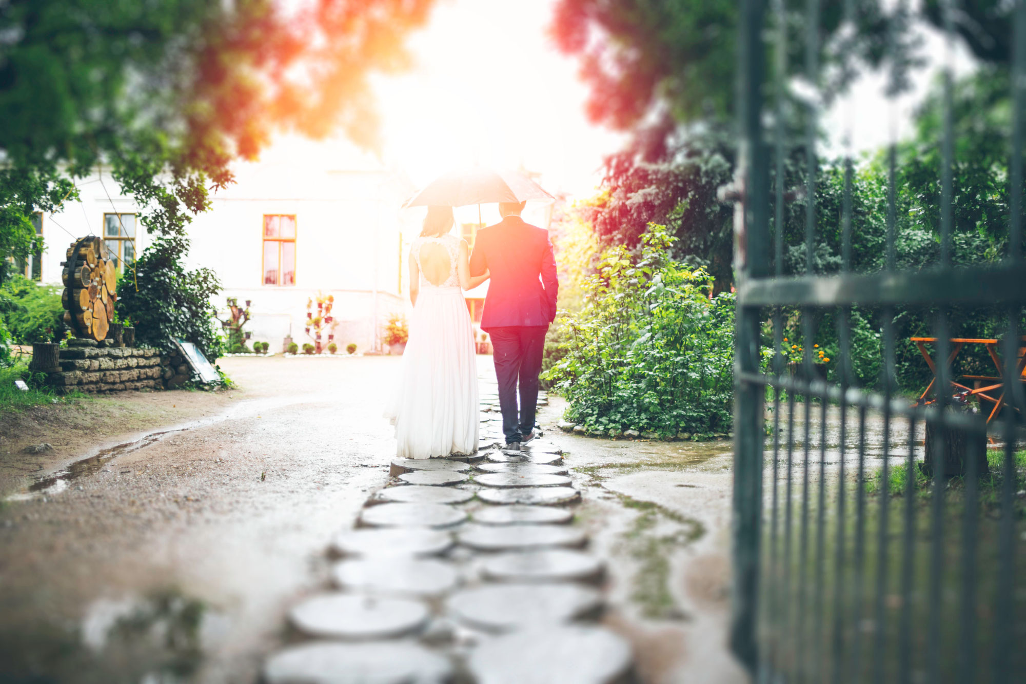 Elf Ideen für die verregnete Hochzeit