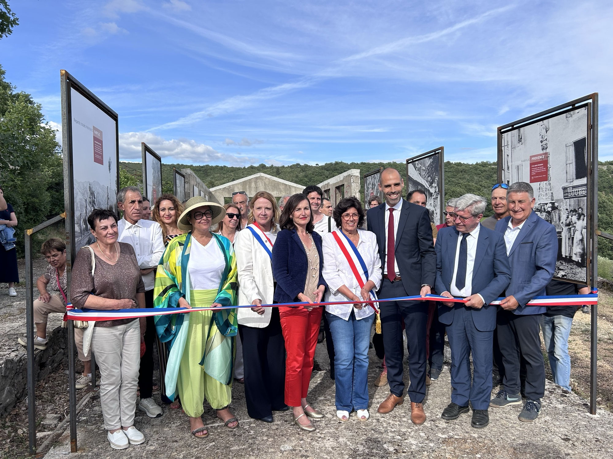 Inauguration du chemin de mémoires à Ongles