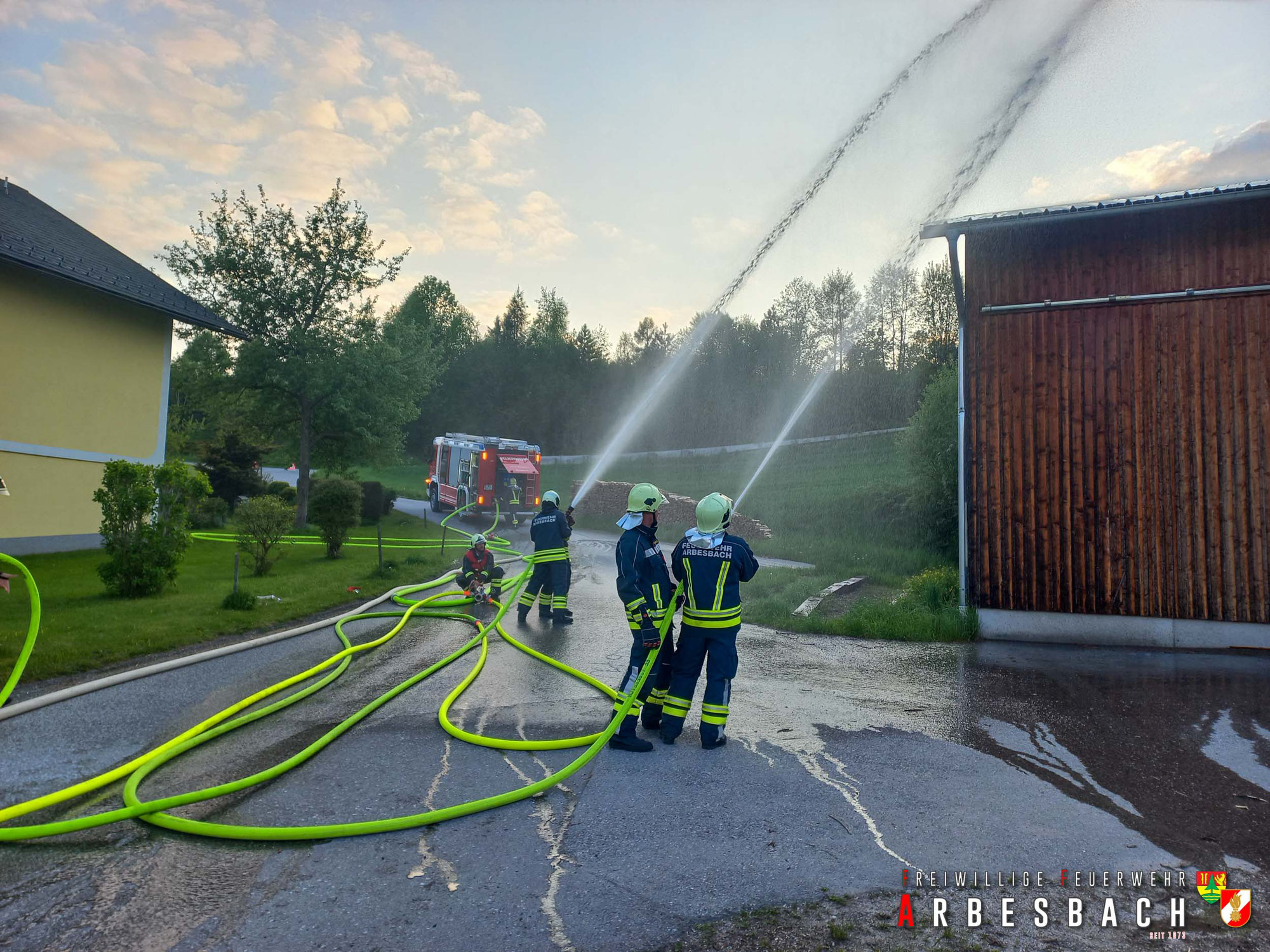 Übung Löscheinsatz - Arbesbach | 26.05.2023