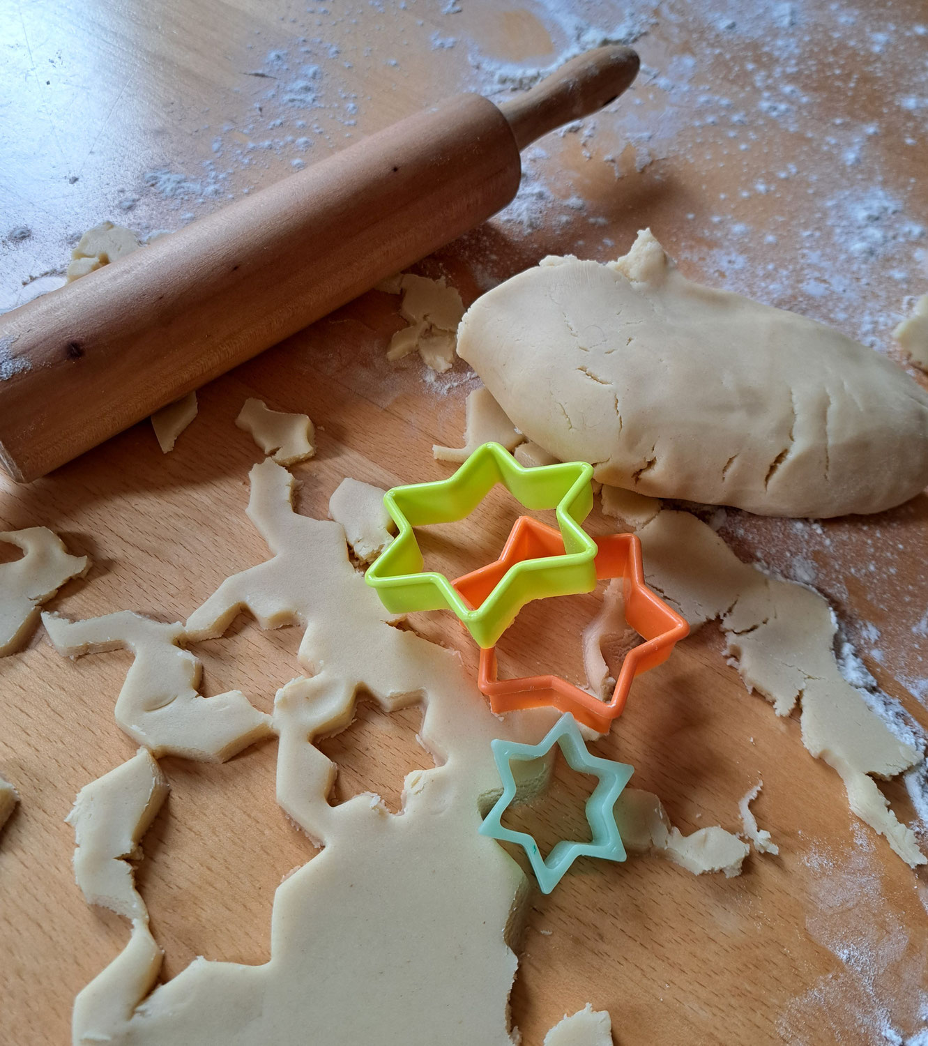 In der Weihnachtsbäckerei...