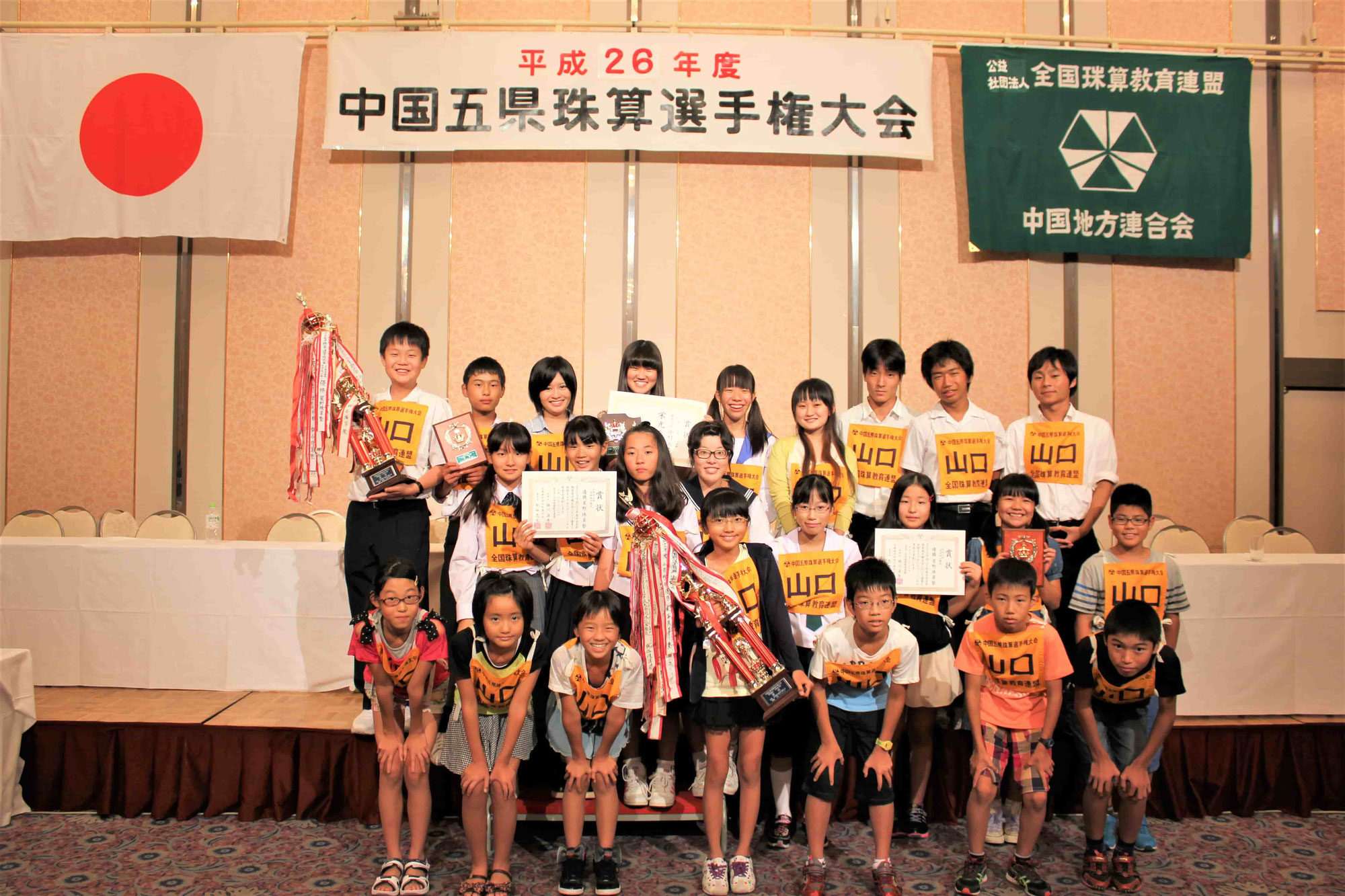 2014年度中国五県珠算選手権大会