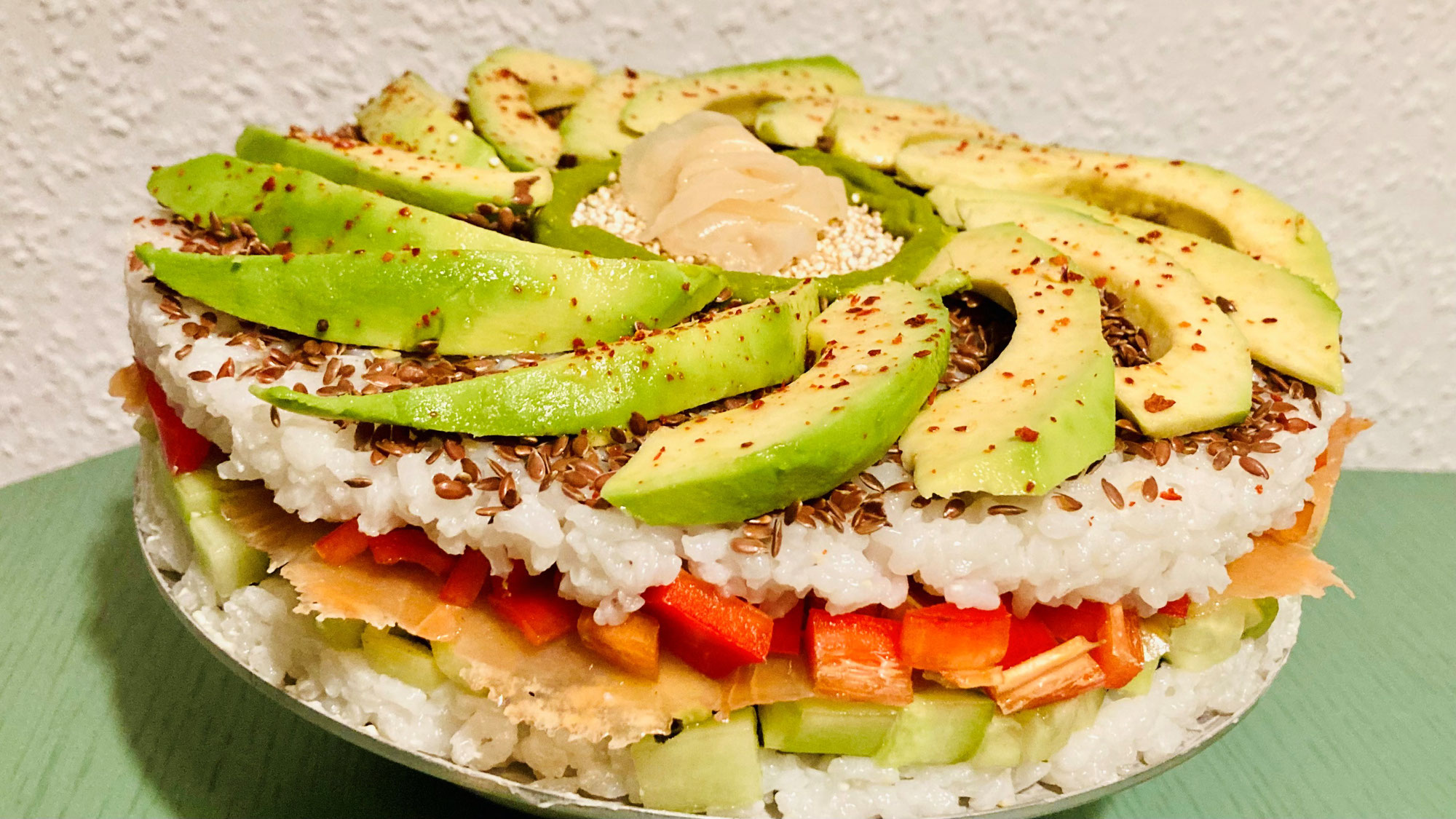 Sushi-Torte 