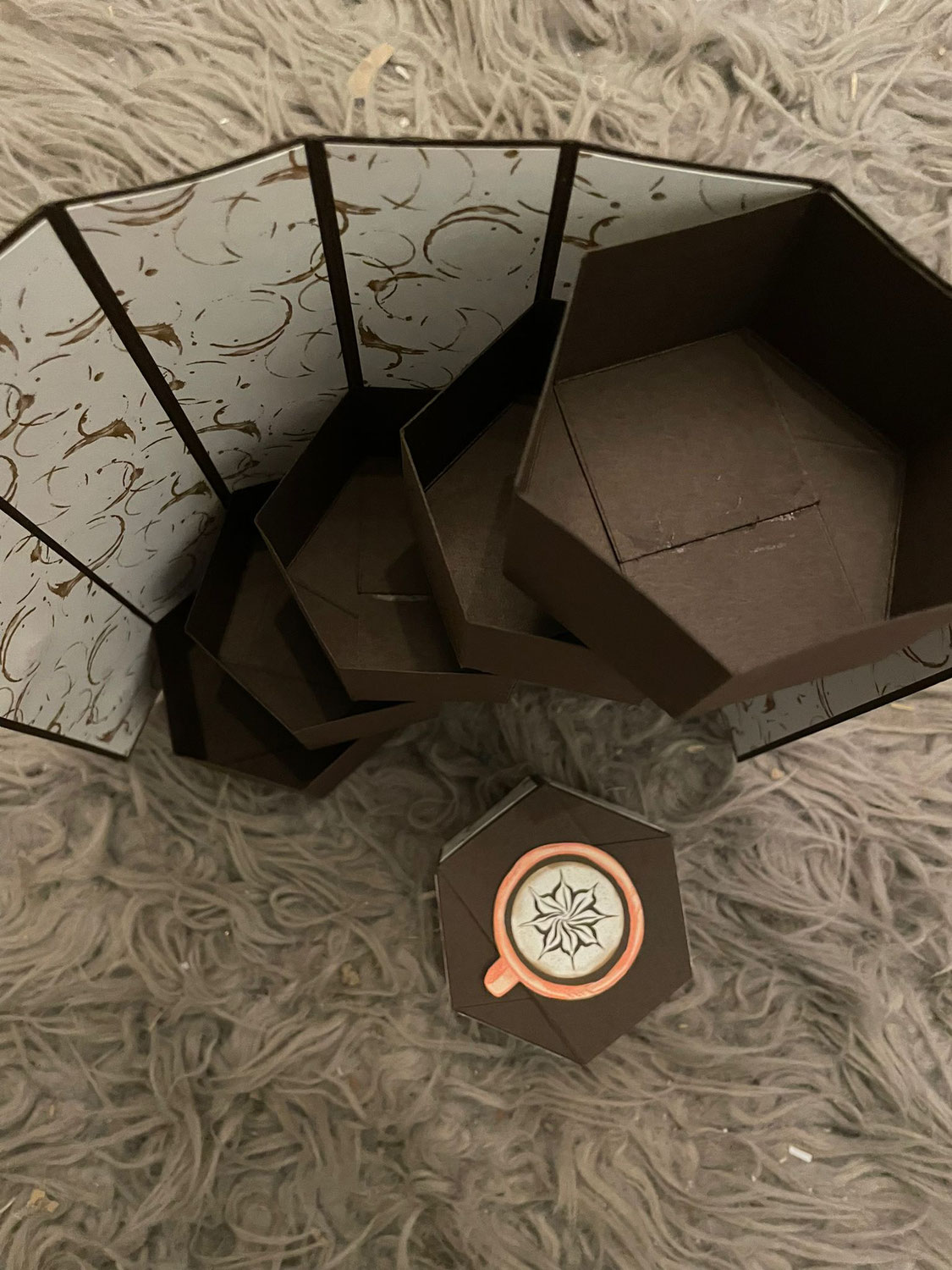 Blog Hop - Hexagon stepper wrap box