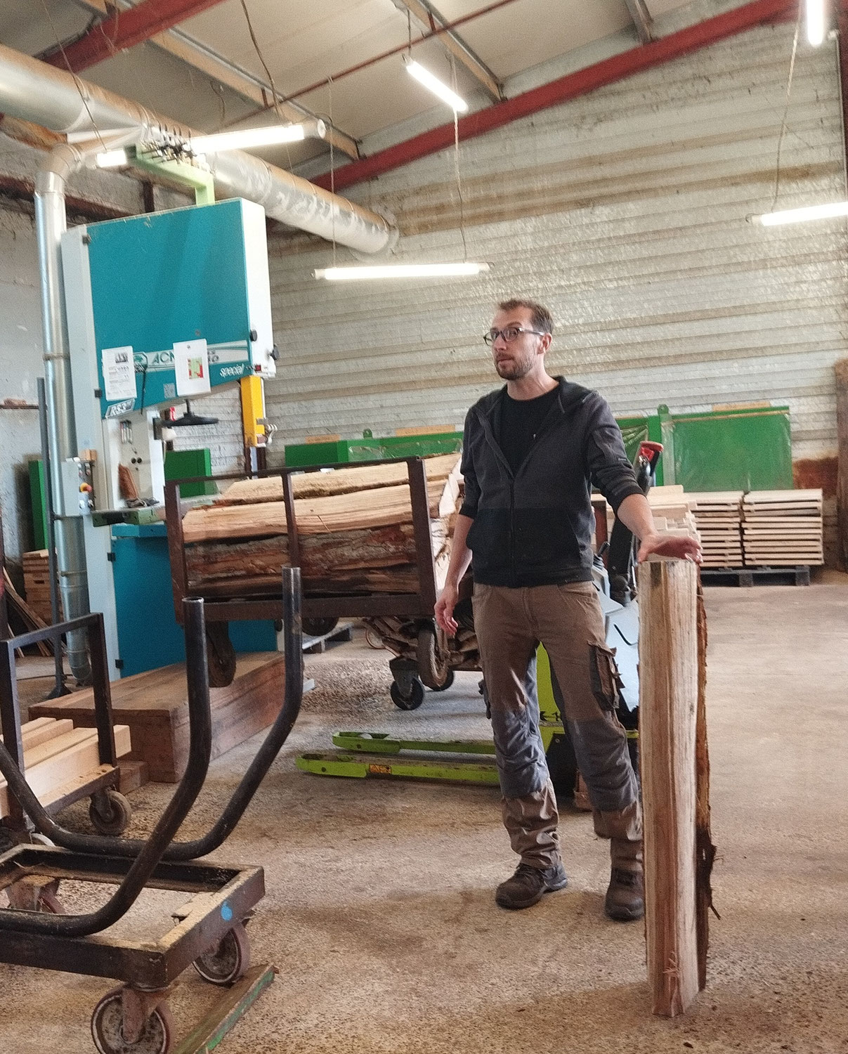 Avenir Forêt vend ses premiers chênes de merrains