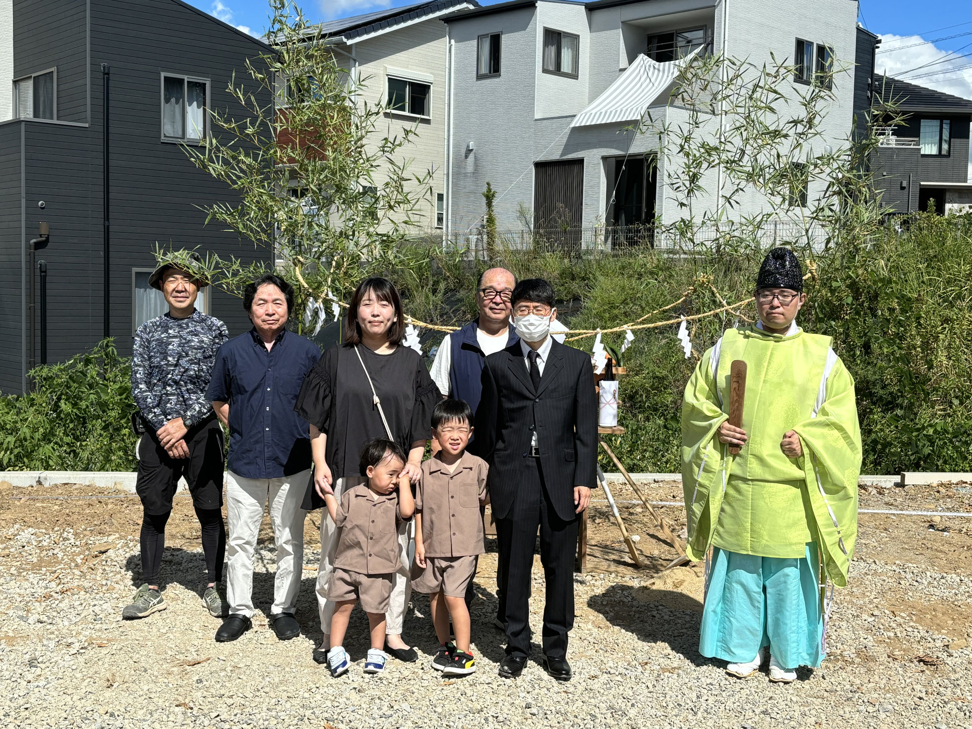 栄田町で２棟目の地鎮祭