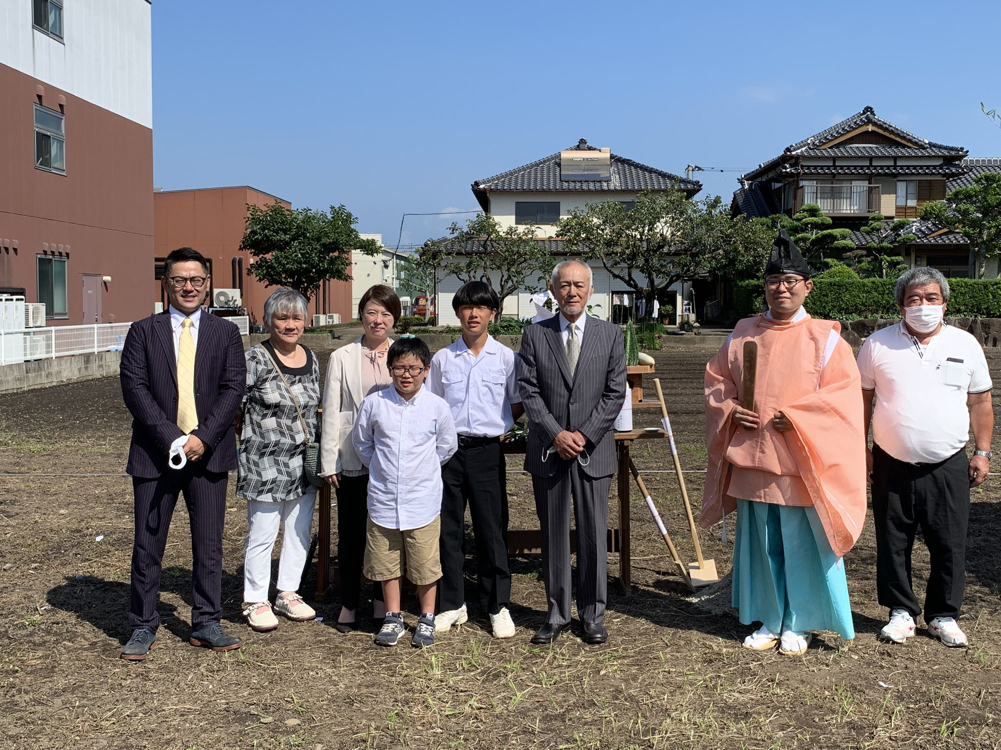 大村市富の原で地鎮祭！